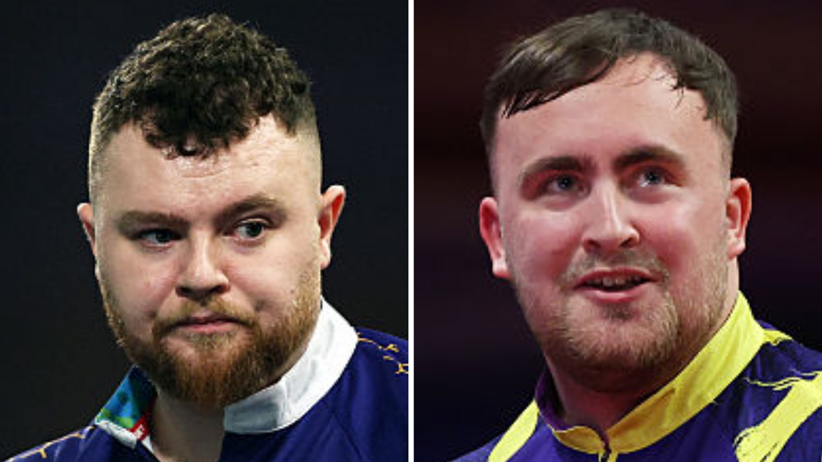 Josh Rock and Luke Littler