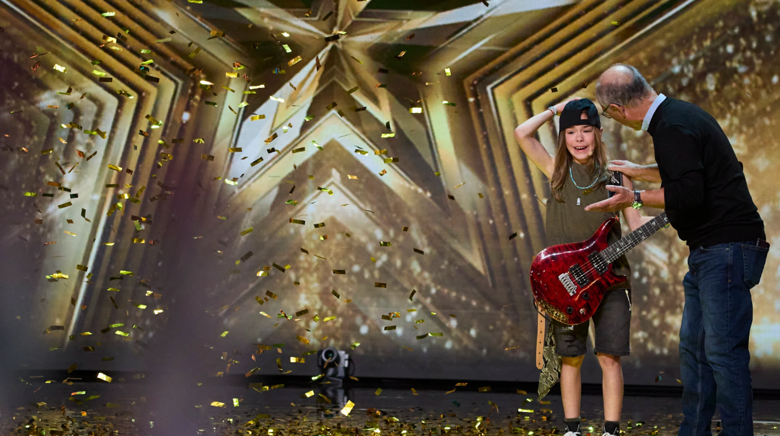Olly Pearson gets the golden buzzer