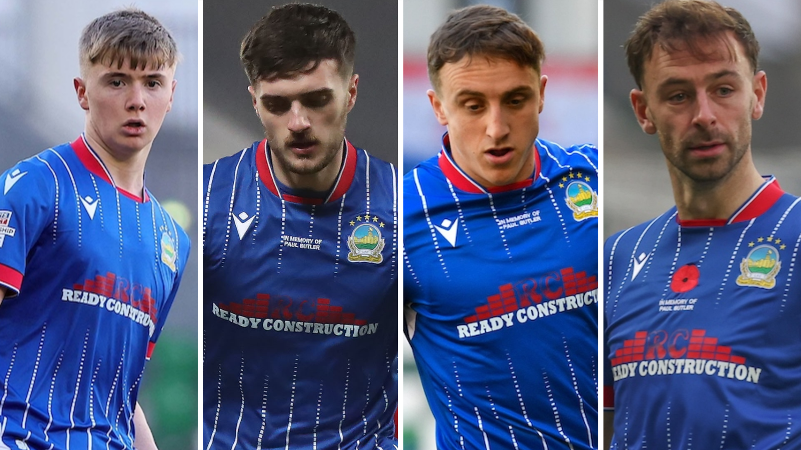 Matthew Orr, Euan East, Joel Cooper and Matthew Fitzpatrick