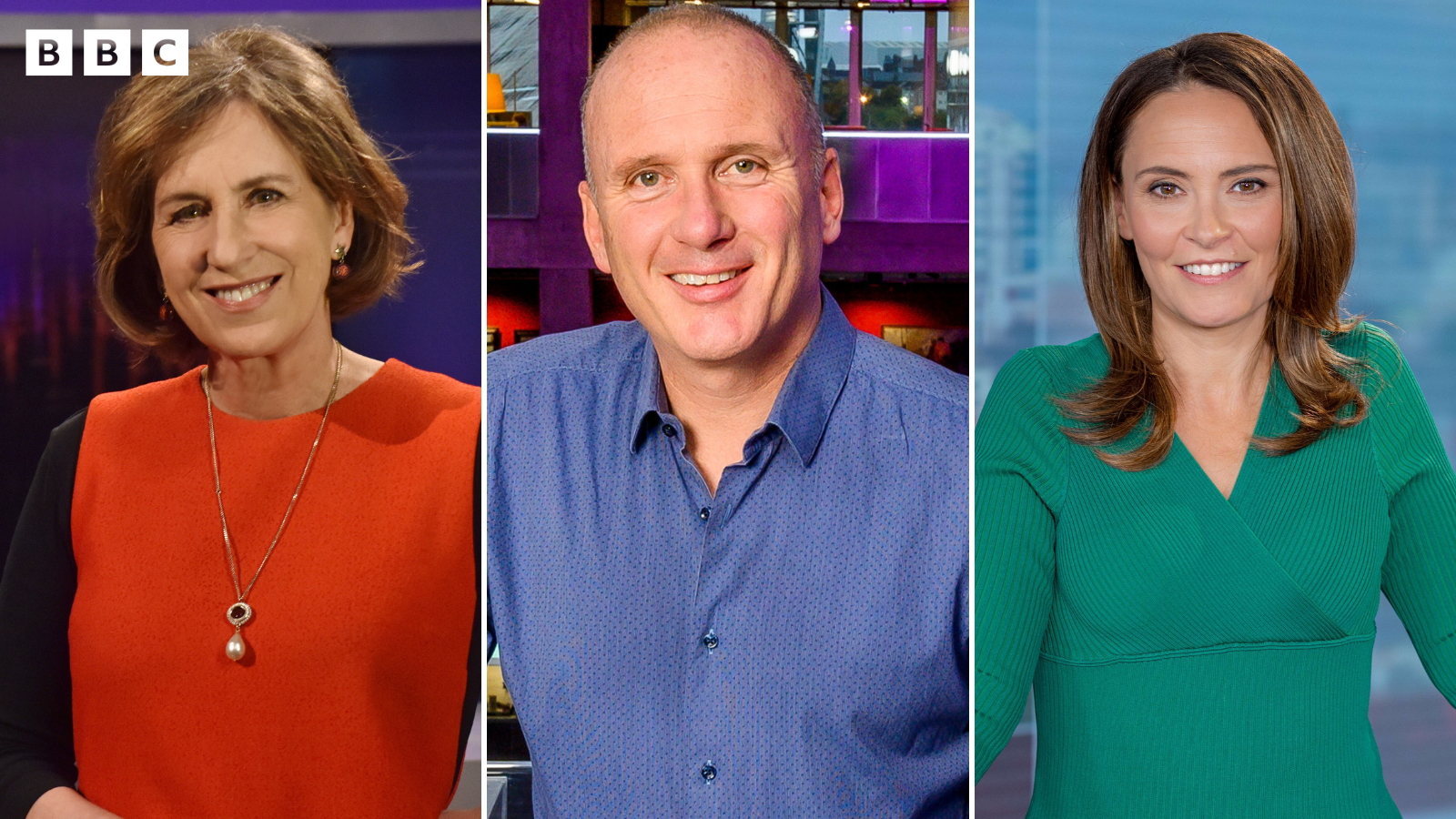 Kirsty Wark, Martin Geissler and Laura Miller