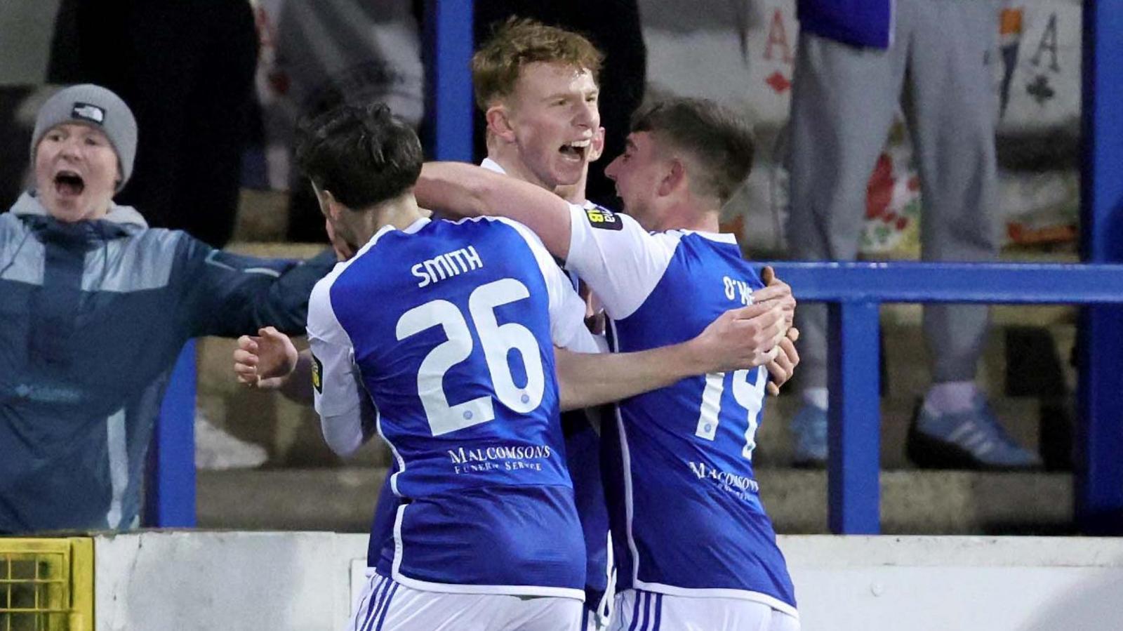 Ben Wilson celebrates scoring