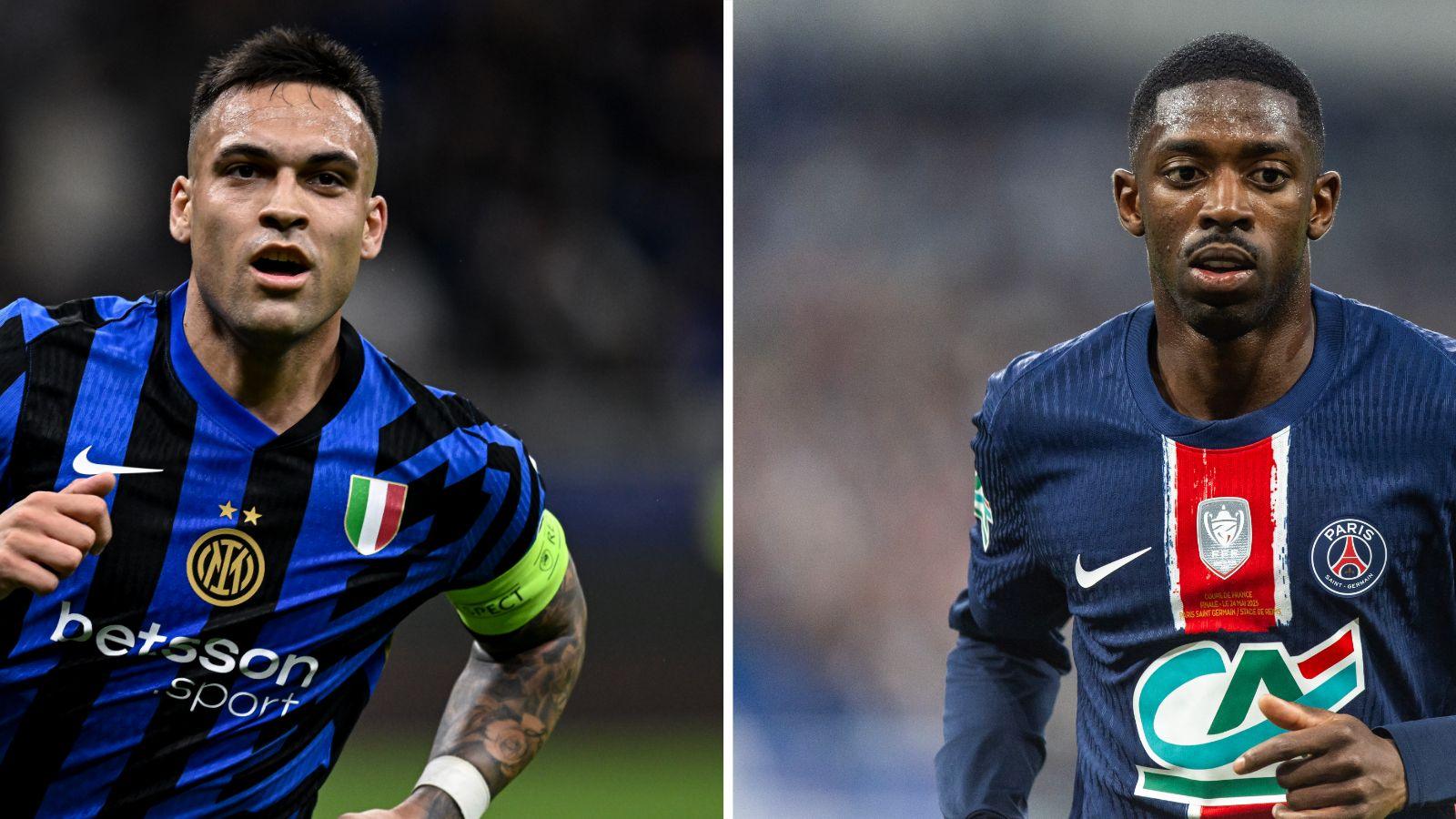 Lautaro Martinez and Ousmane Dembele