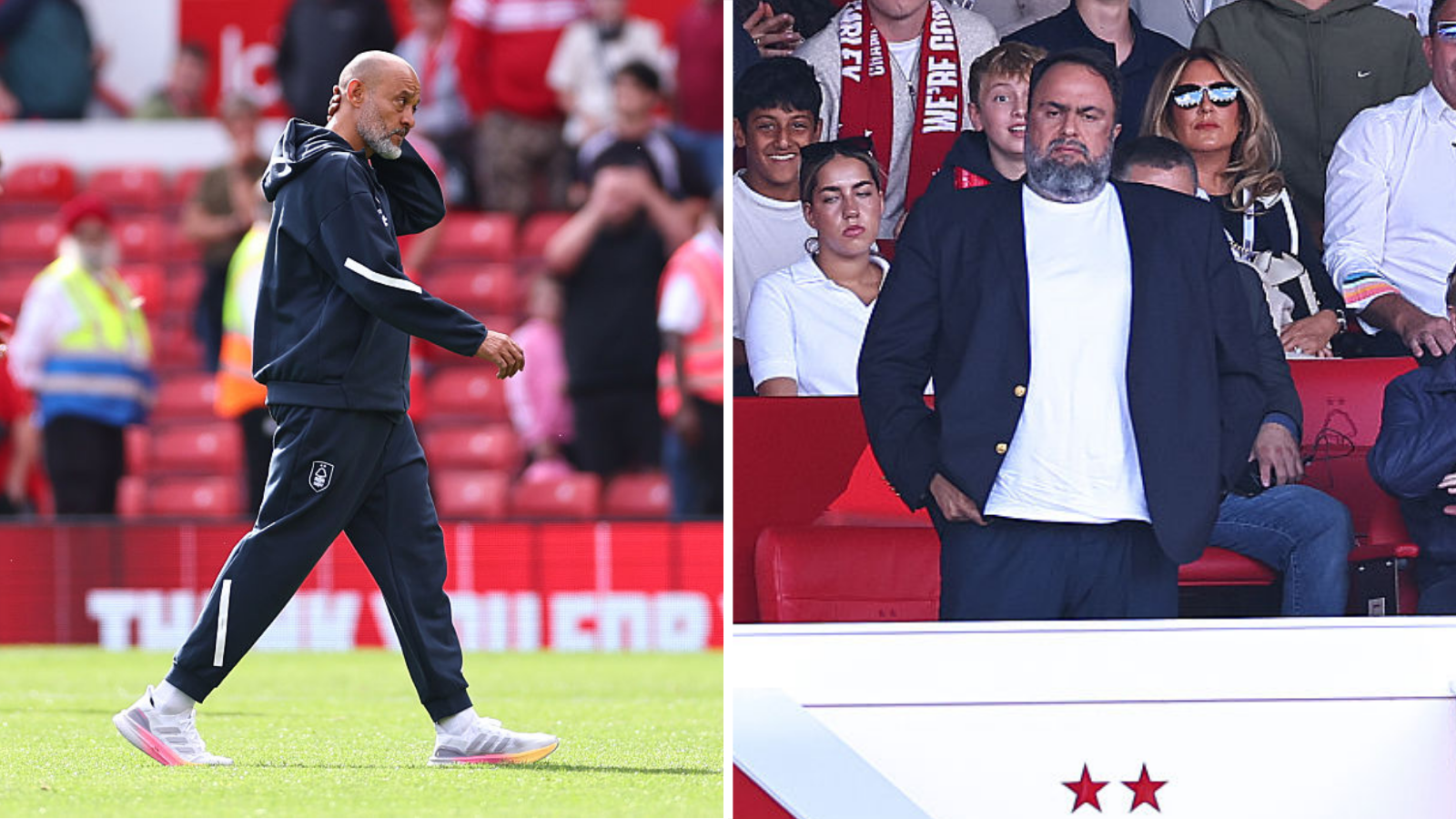 Nuno Espirito Santo and Evangelos Marinakis
