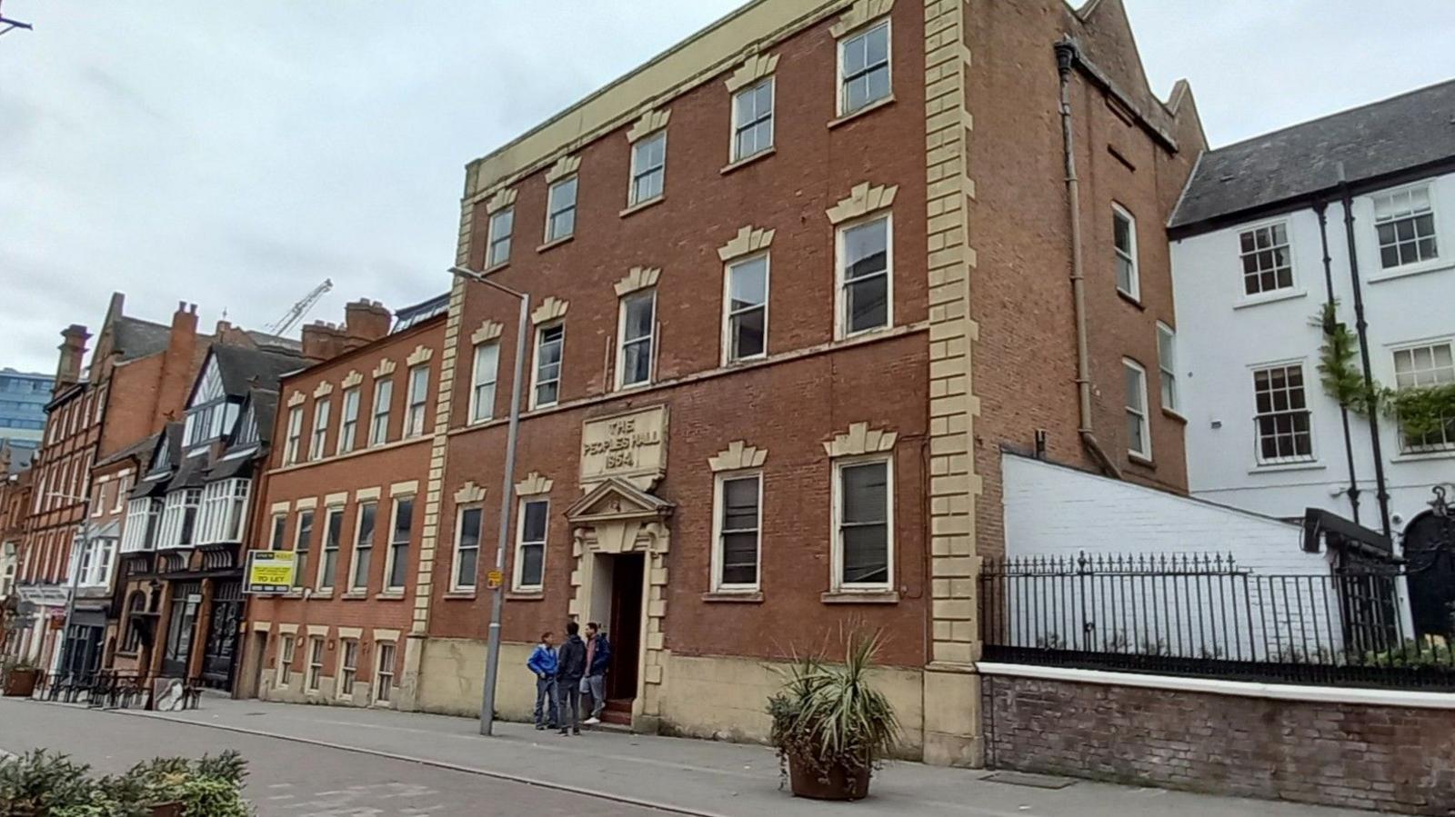 An outside view of People's Hall, in Nottingham city centre.