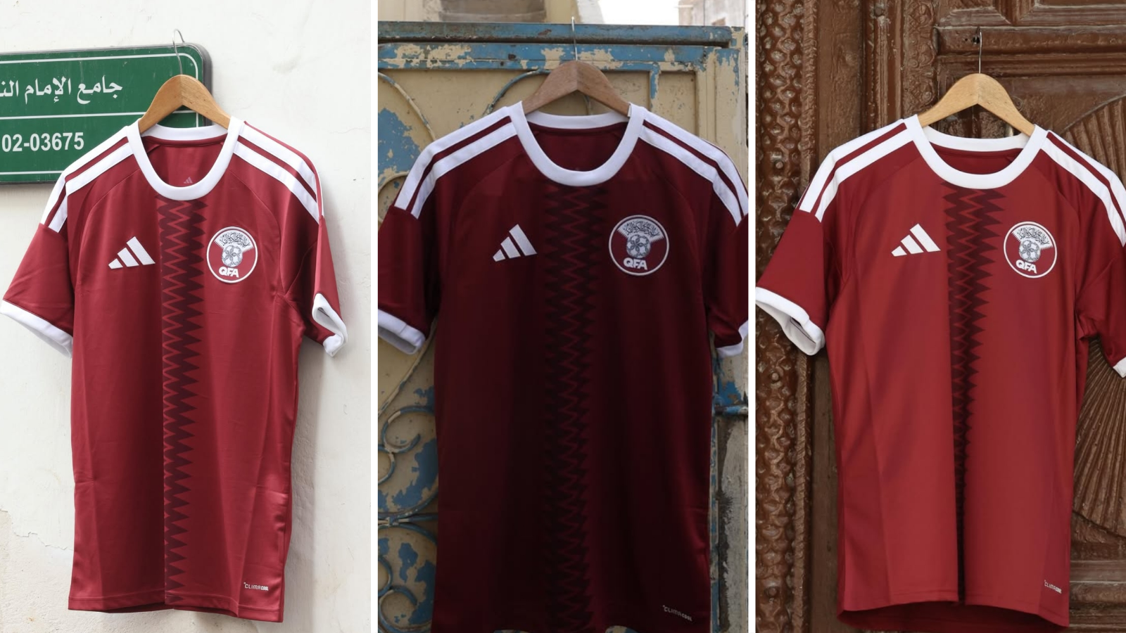 Qatar 2026 home shirts.
