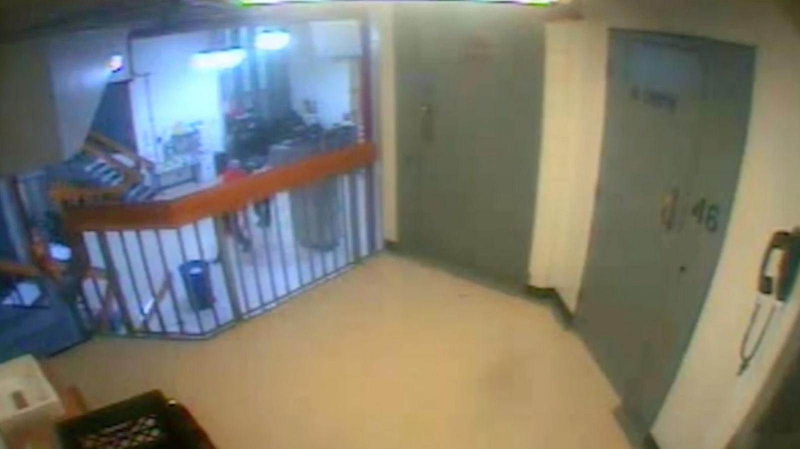 Video from the Metropolitan Correctional Center's Special Housing Unit, covering the evening of 9 August to the morning of 10 August 2019, when Epstein died.