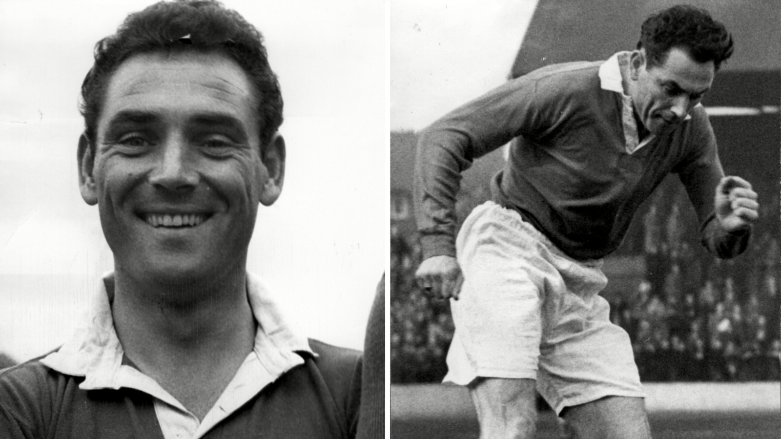 Johnny Summers in action for Charlton Athletic in the 1950s