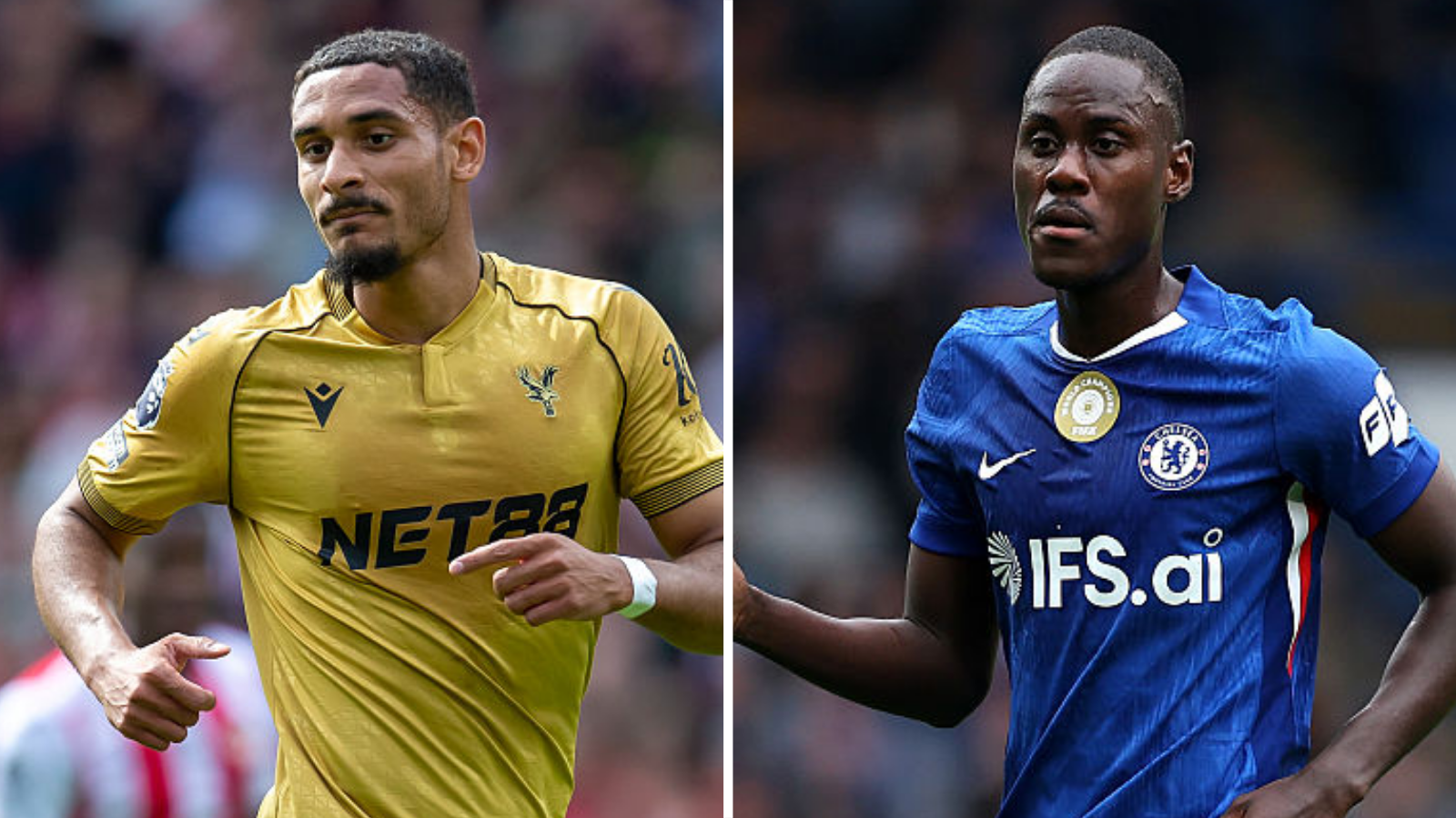 Maxence Lacroix (left) and Trevoh Chalobah (right)