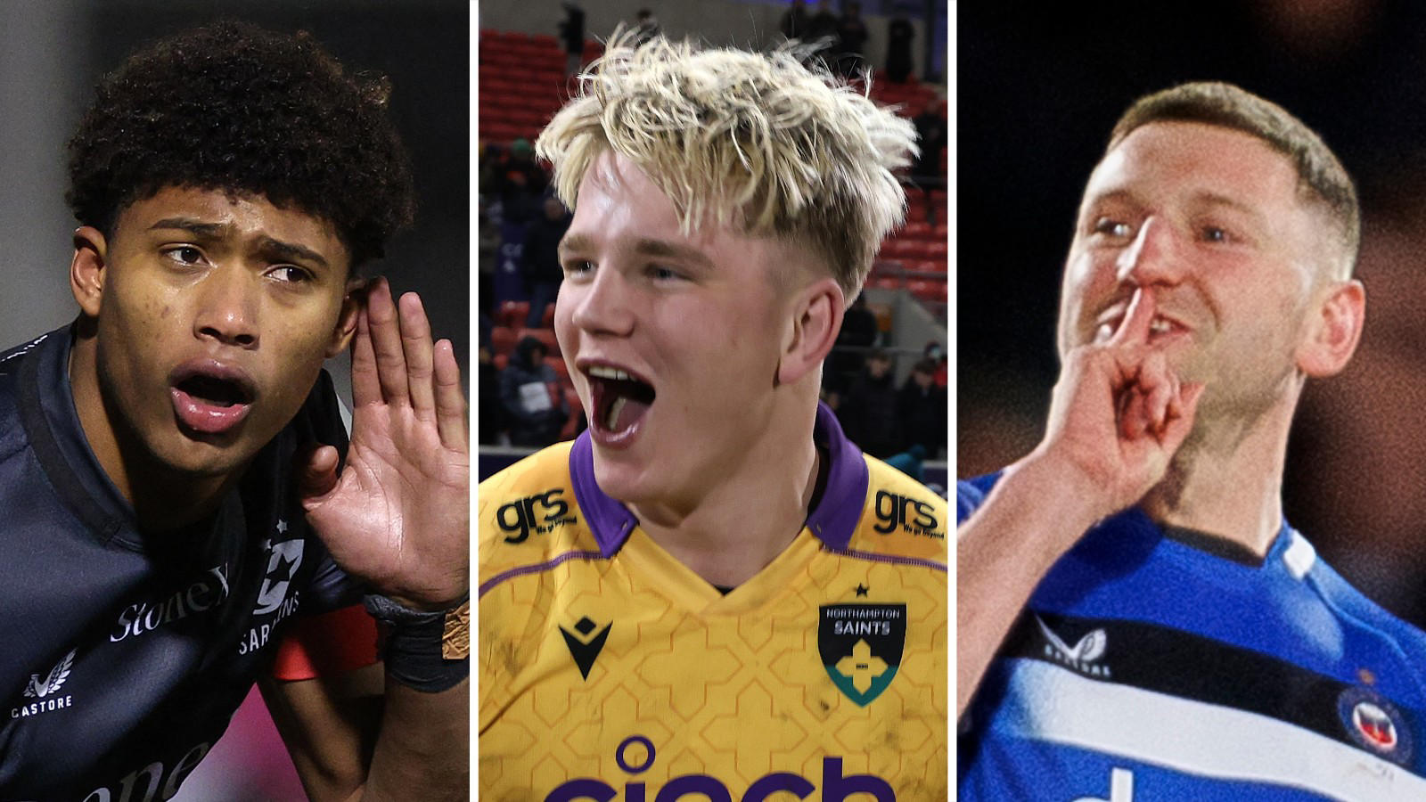 Noah Caluori, Henry Pollock and Finn Russell