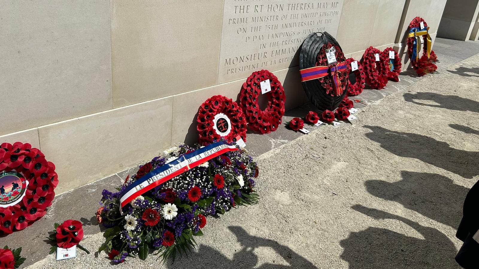 Wreaths laid in memory of D-Day