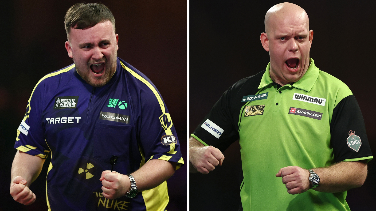 Luke Littler and Michael van Gerwen