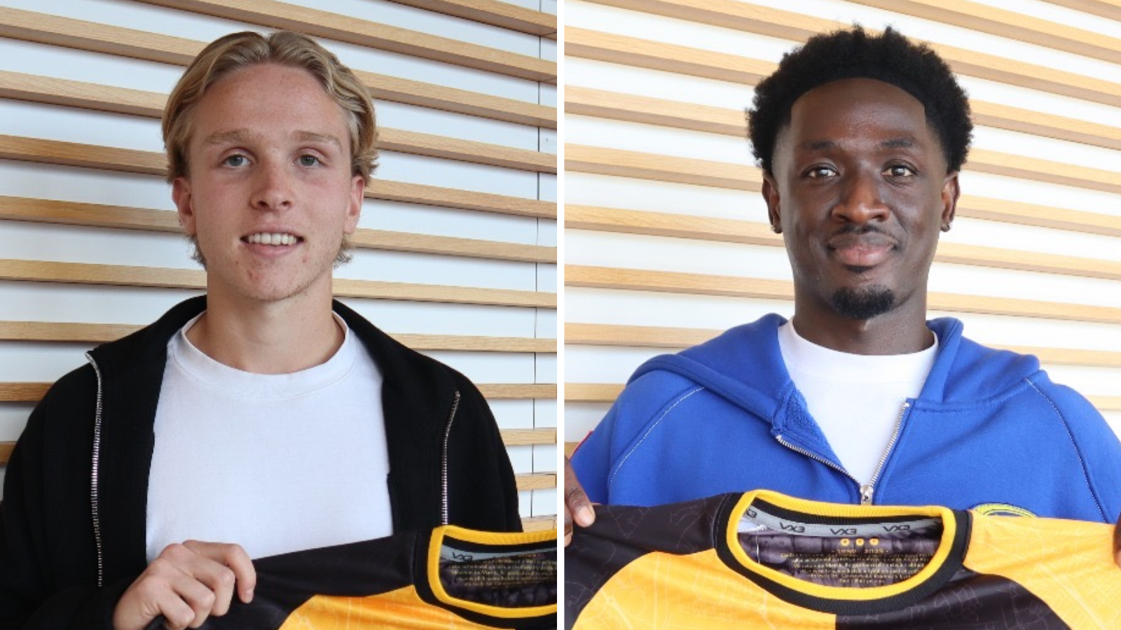 Sammy Braybrooke and Nathan Opoku