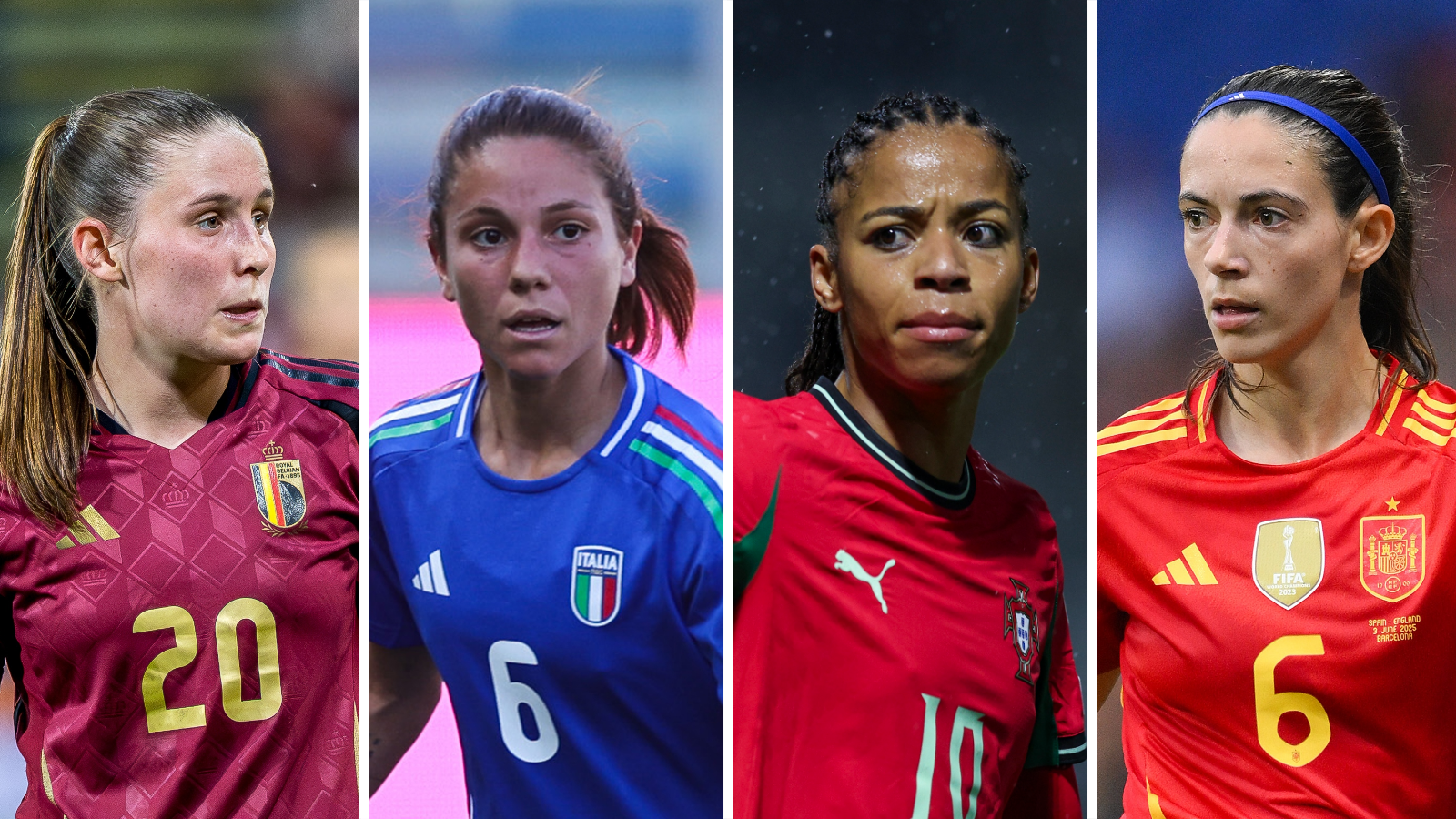 Marie Detruyer, Jessica Silva, Aitana Bonmati, Manuela Giugliano