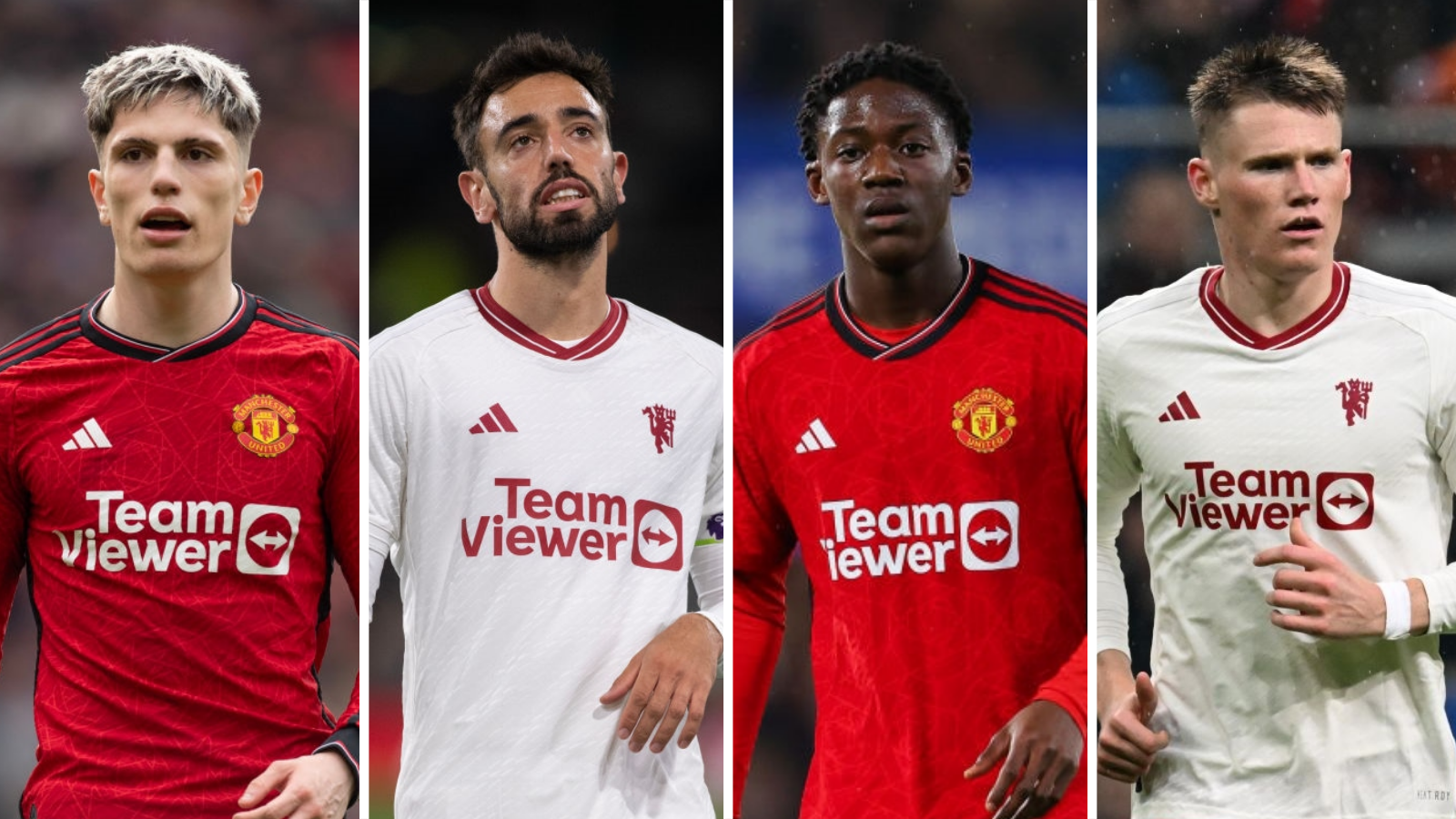 Alejandro Garnacho, Bruno Fernandes, Kobbie Mainoo, Scott Mctominay