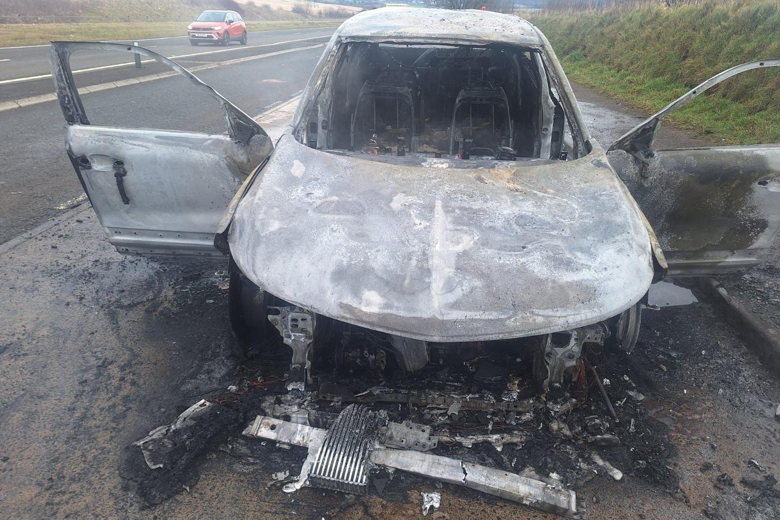 Car wedi llosgi