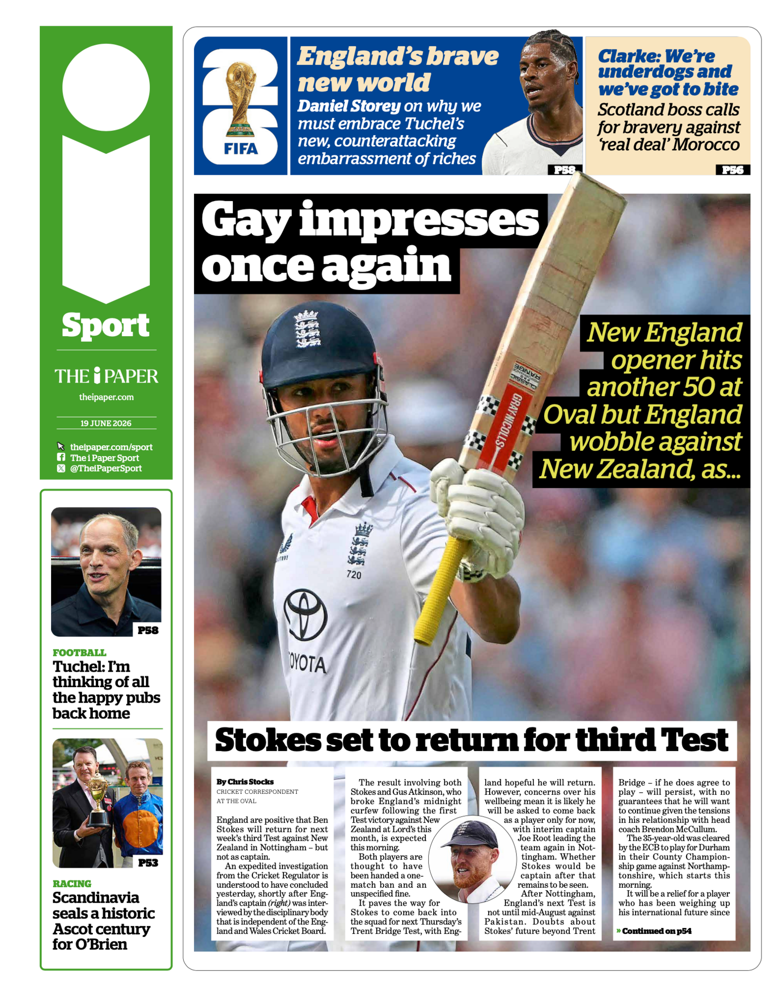 i Sport back page 