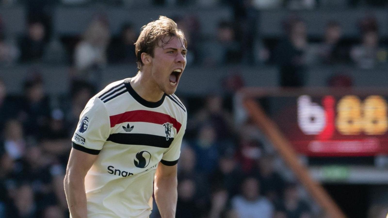 Manchester United striker Rasmus Hojlund has scored 25 goals in 88 appearances for the Old Trafford outfit