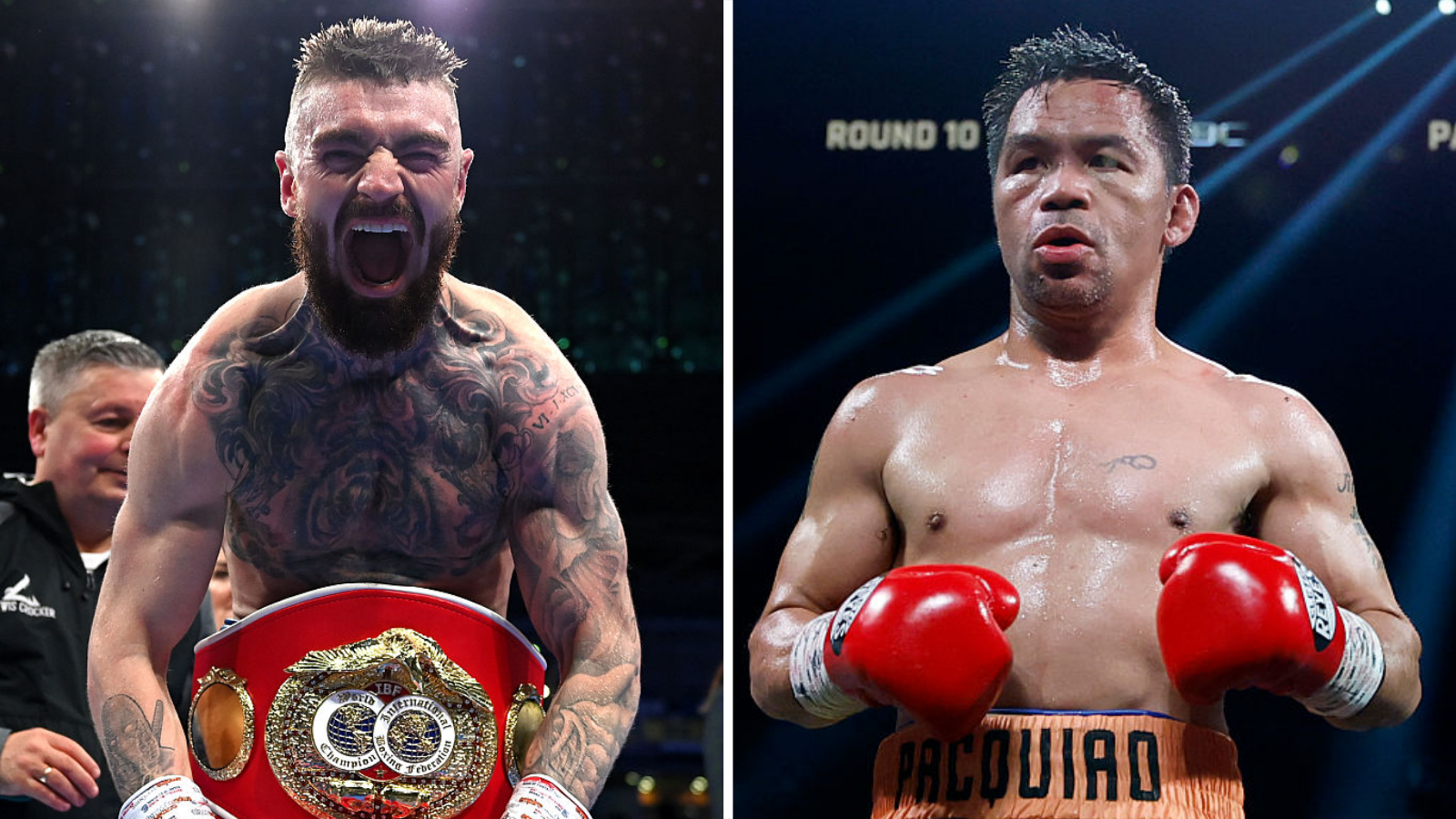 Lewis Crocker and Manny Pacquiao