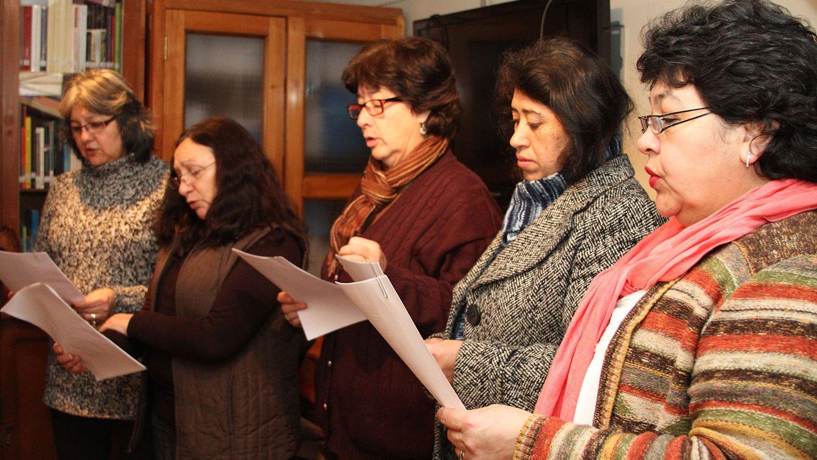 Choir rehearsal in September 2013