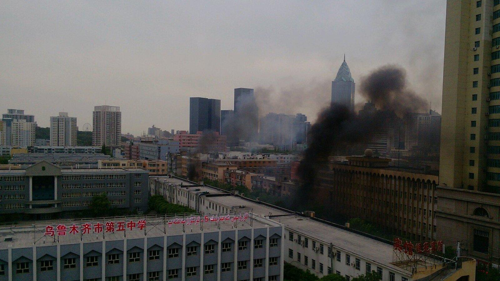 Photo of Urumqi taken by Weibo user "Manga"