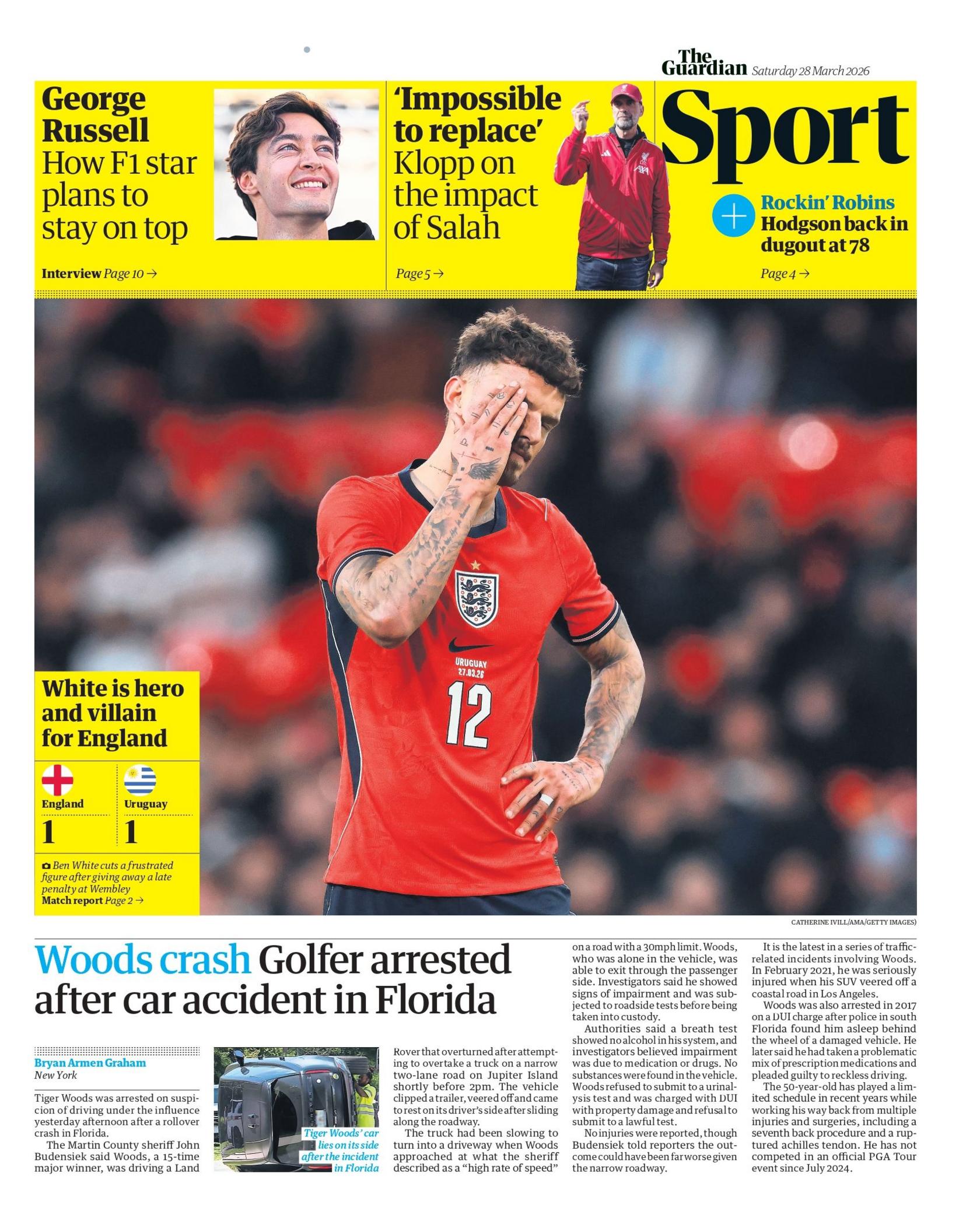 The Guardian sports section