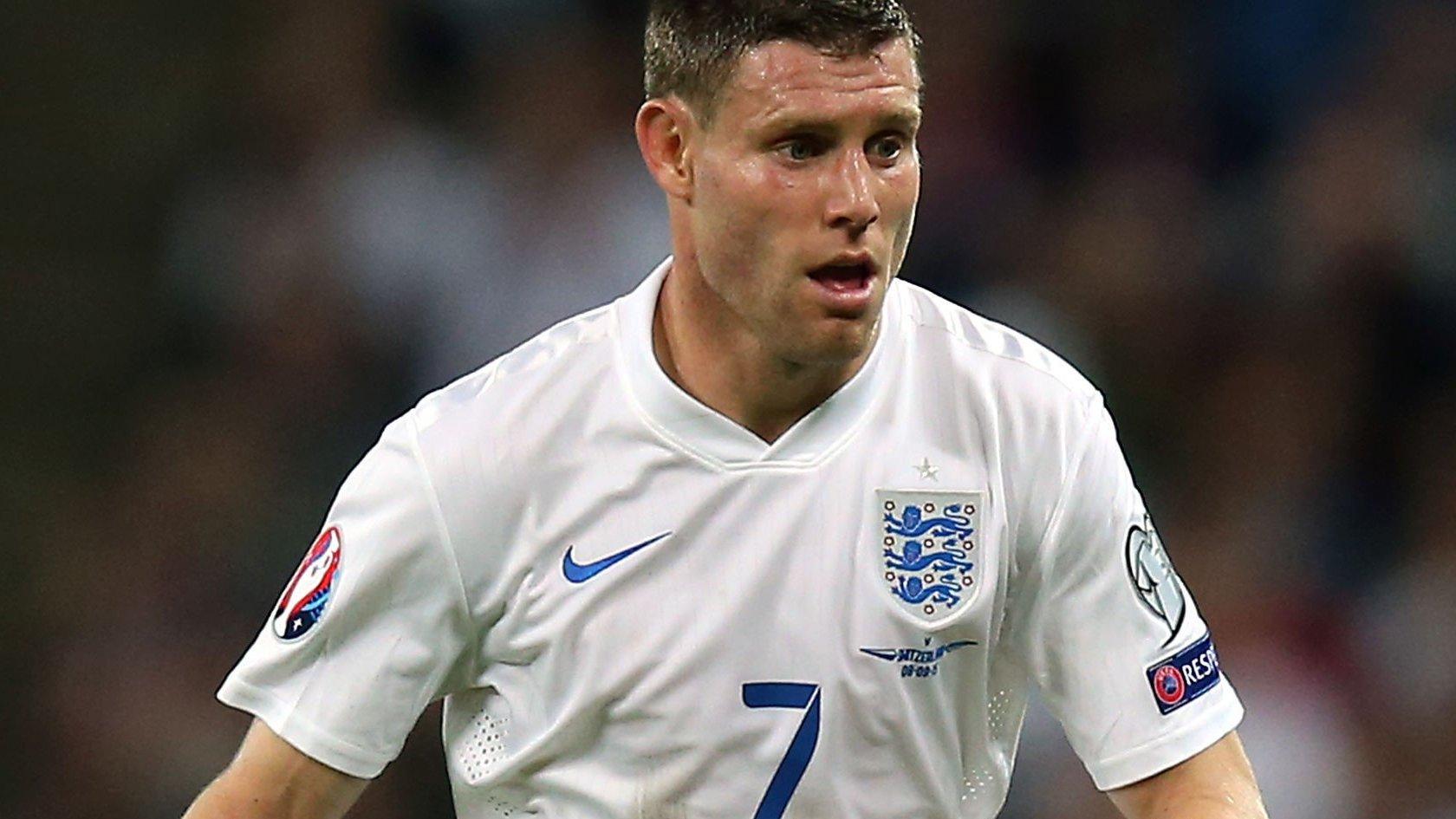 James Milner plays for England