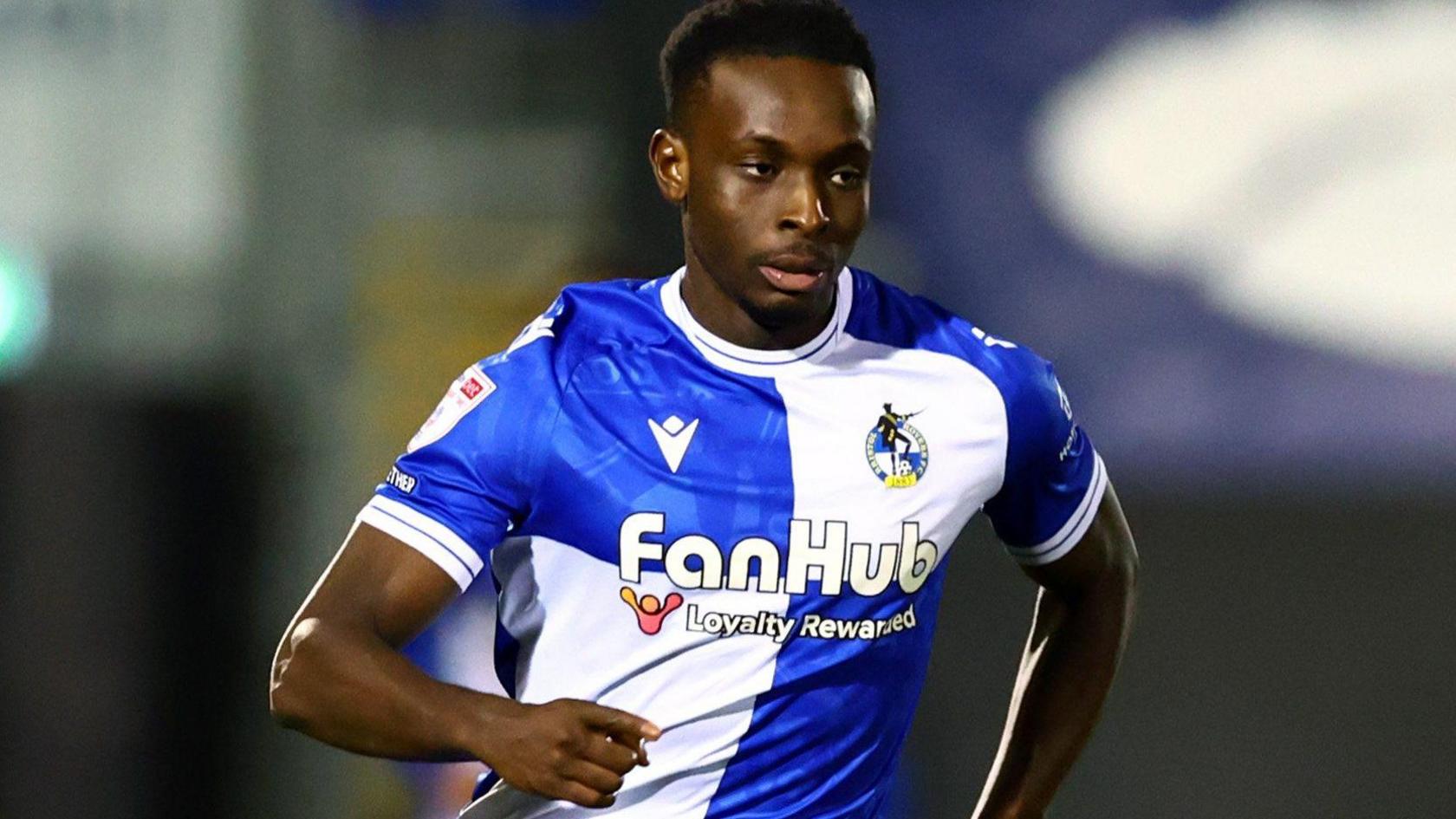 Kamil Conteh in action for Bristol Rovers