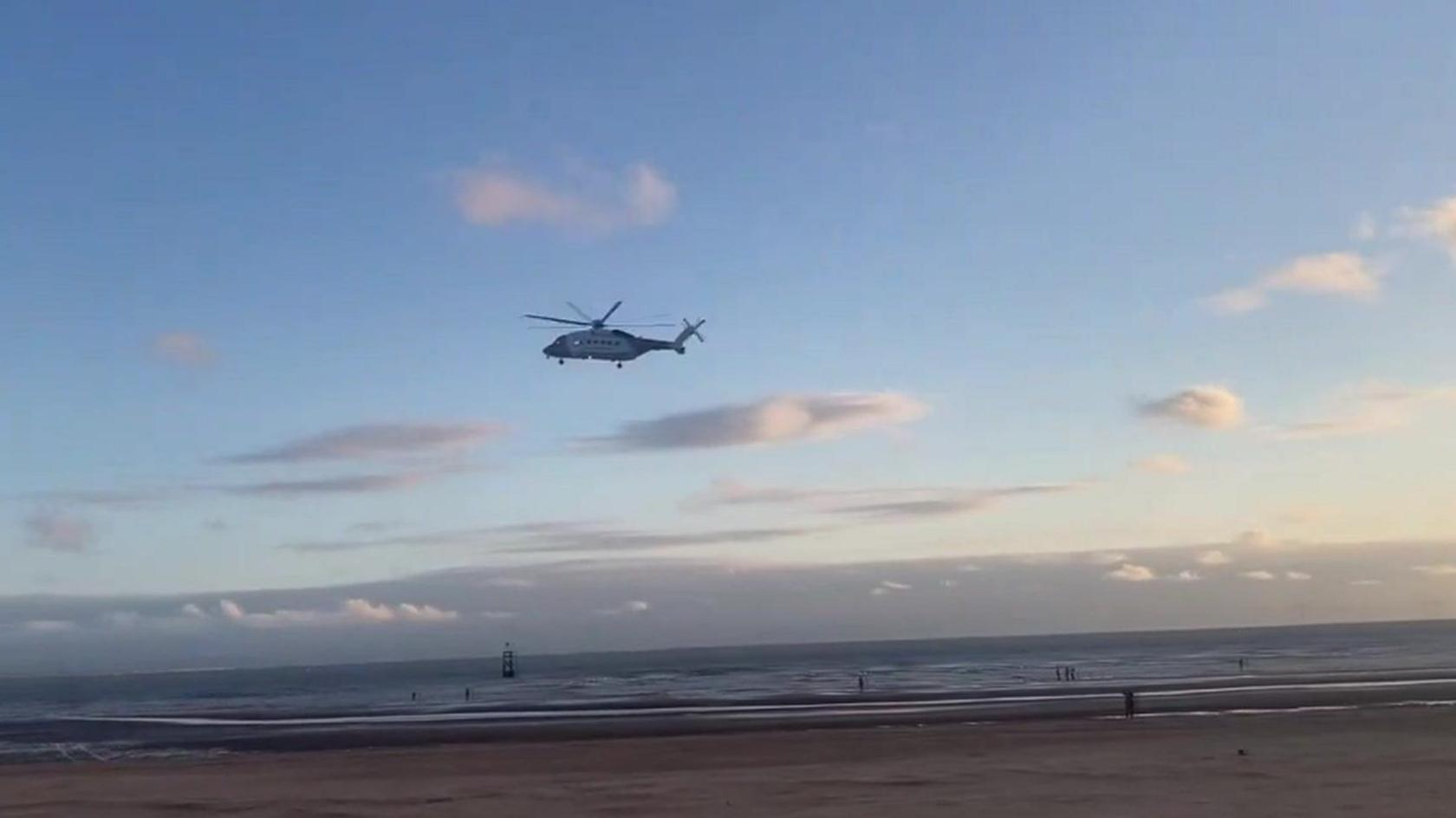 Helicopter over Mersey looking for missing teenager