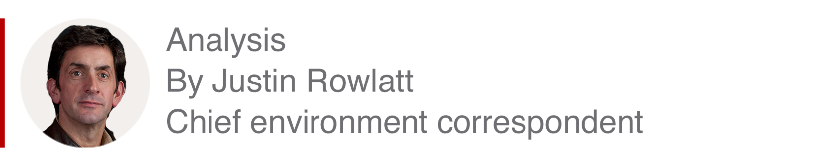 Analysis box by Justin Rowlatt, chief environment correspondent