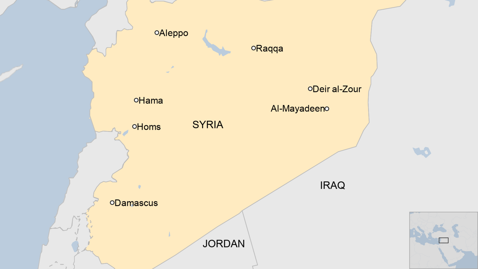 Map of Syria