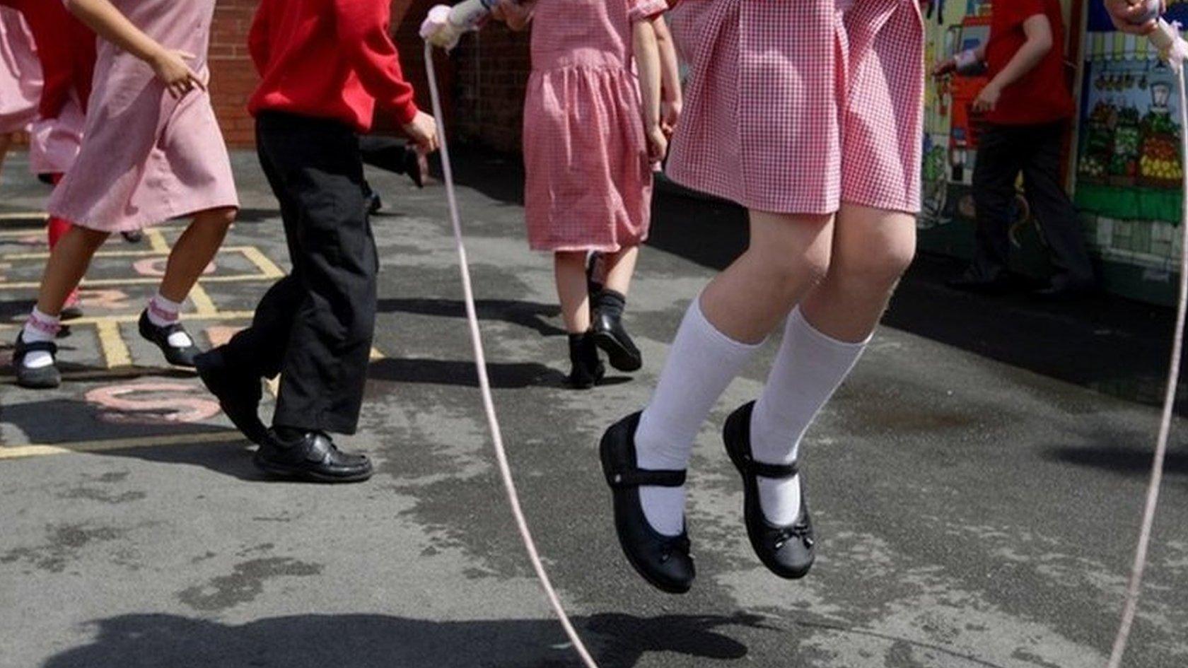 School children on playground (generic)