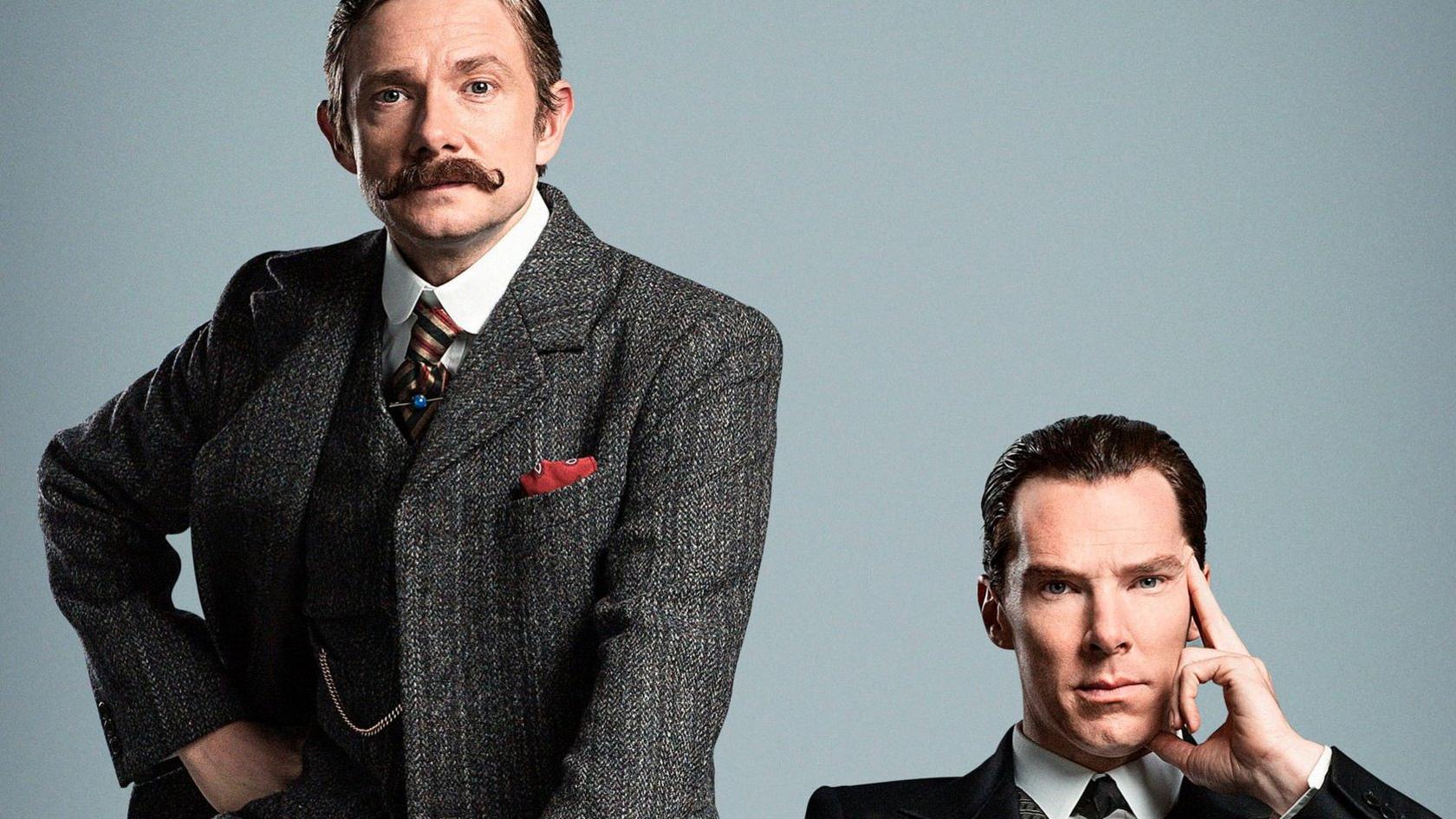 Martin Freeman and Benedict Cumberbatch