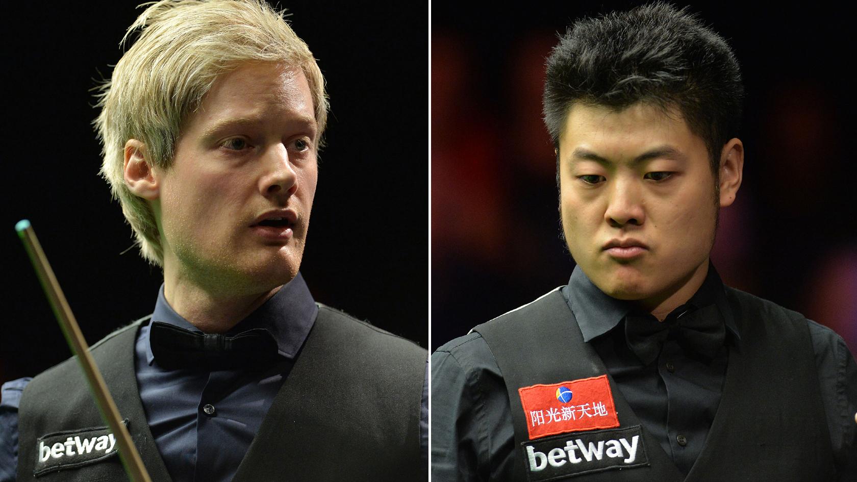 Neil Robertson and Liang Wenbo