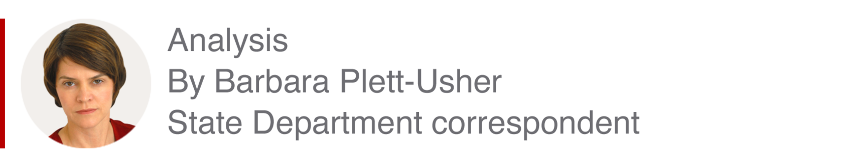 Analysis box by Barbara Plett-Usher, State Department correspondent