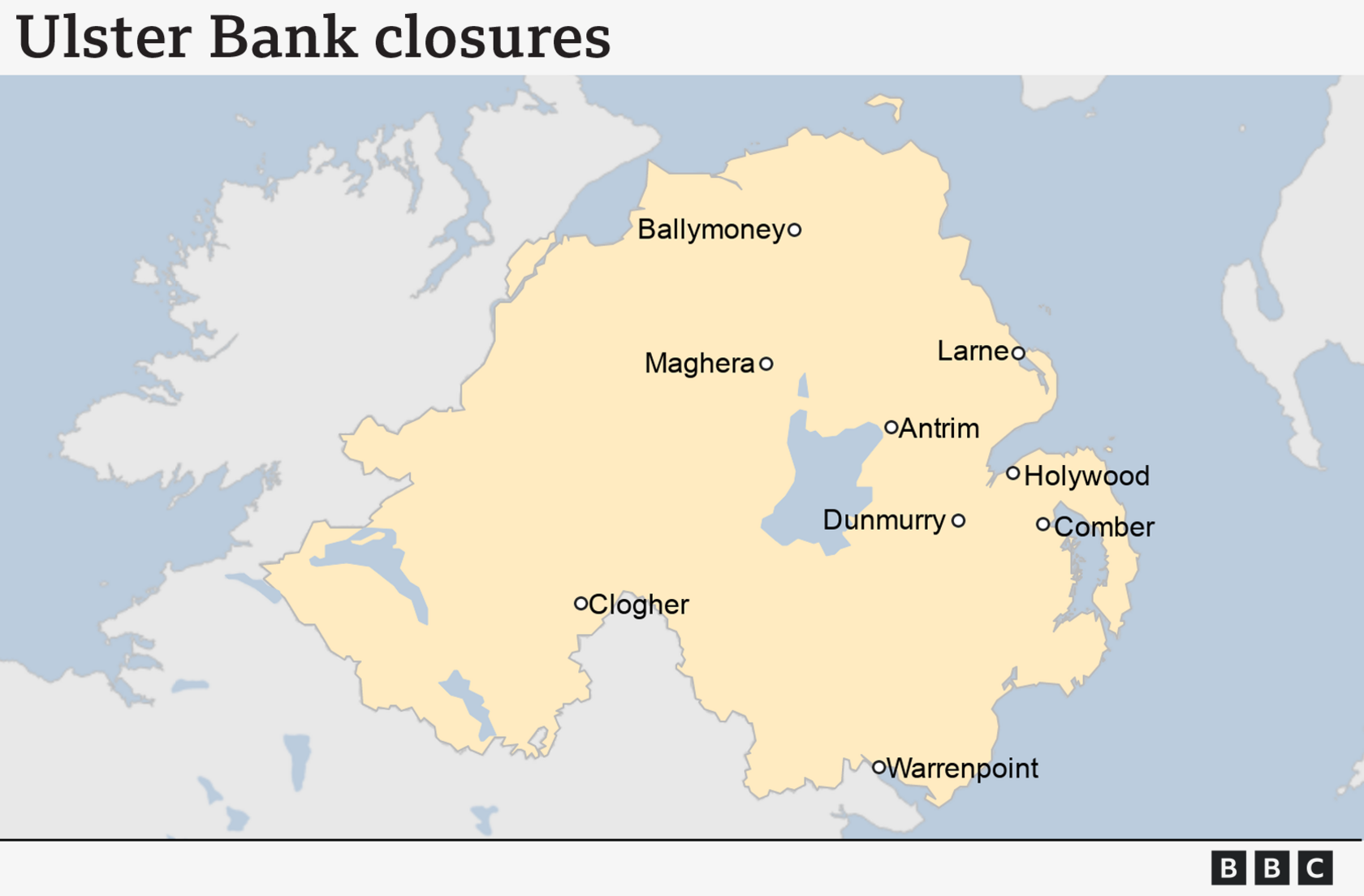 Map of closures