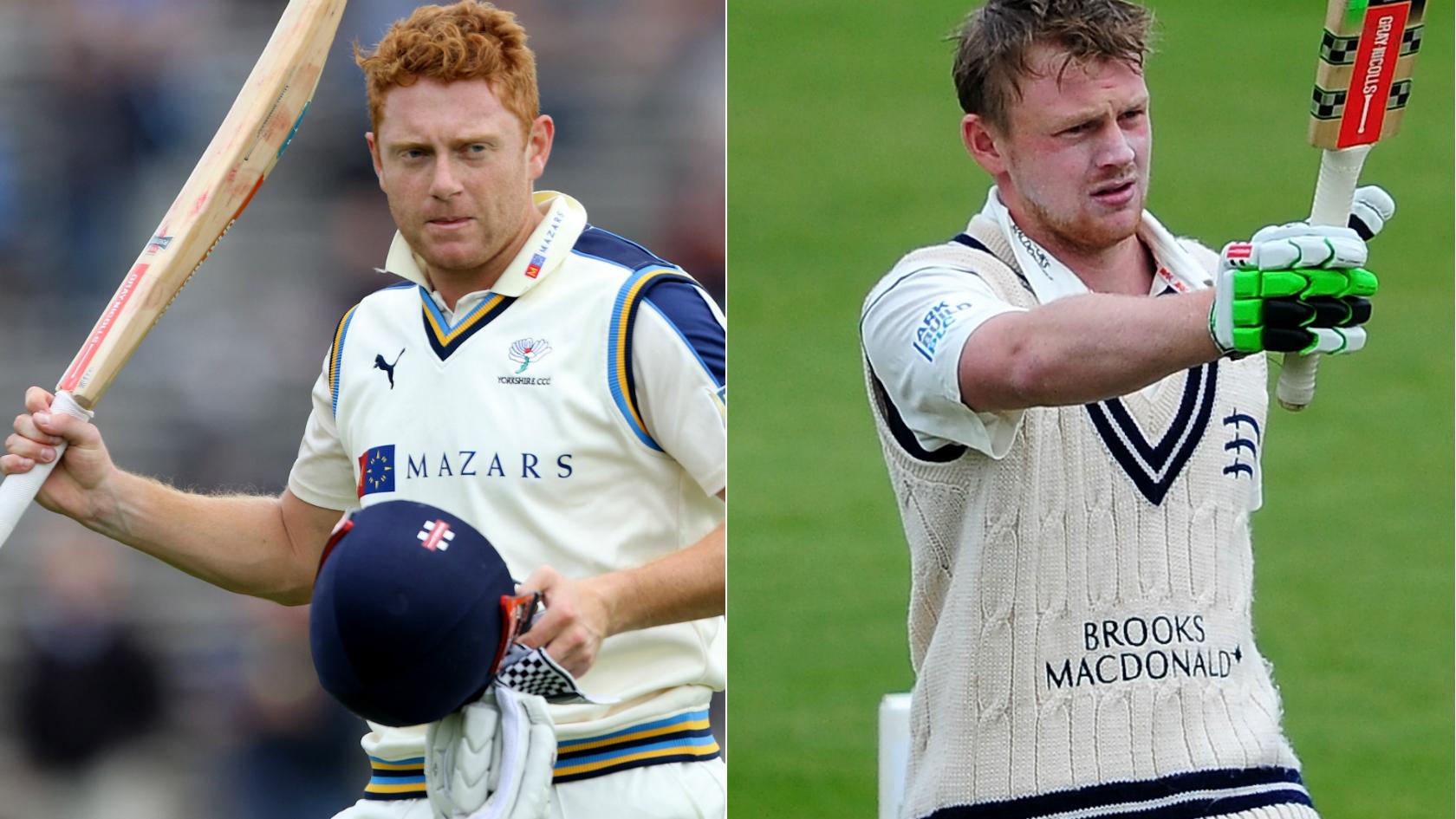 Jonny Bairstow and Sam Robson, who both made double centuries in the County Championship