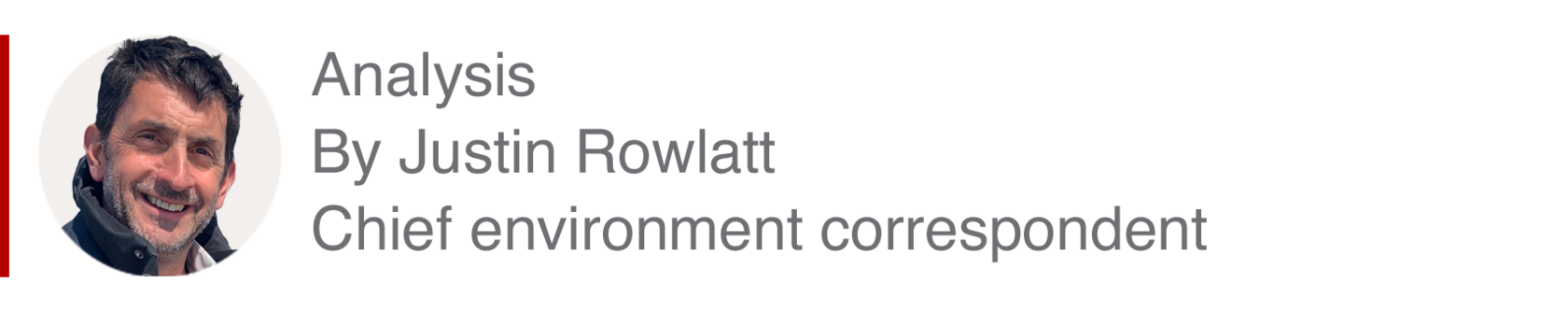 Analysis box by Justin Rowlatt, chief environment correspondent