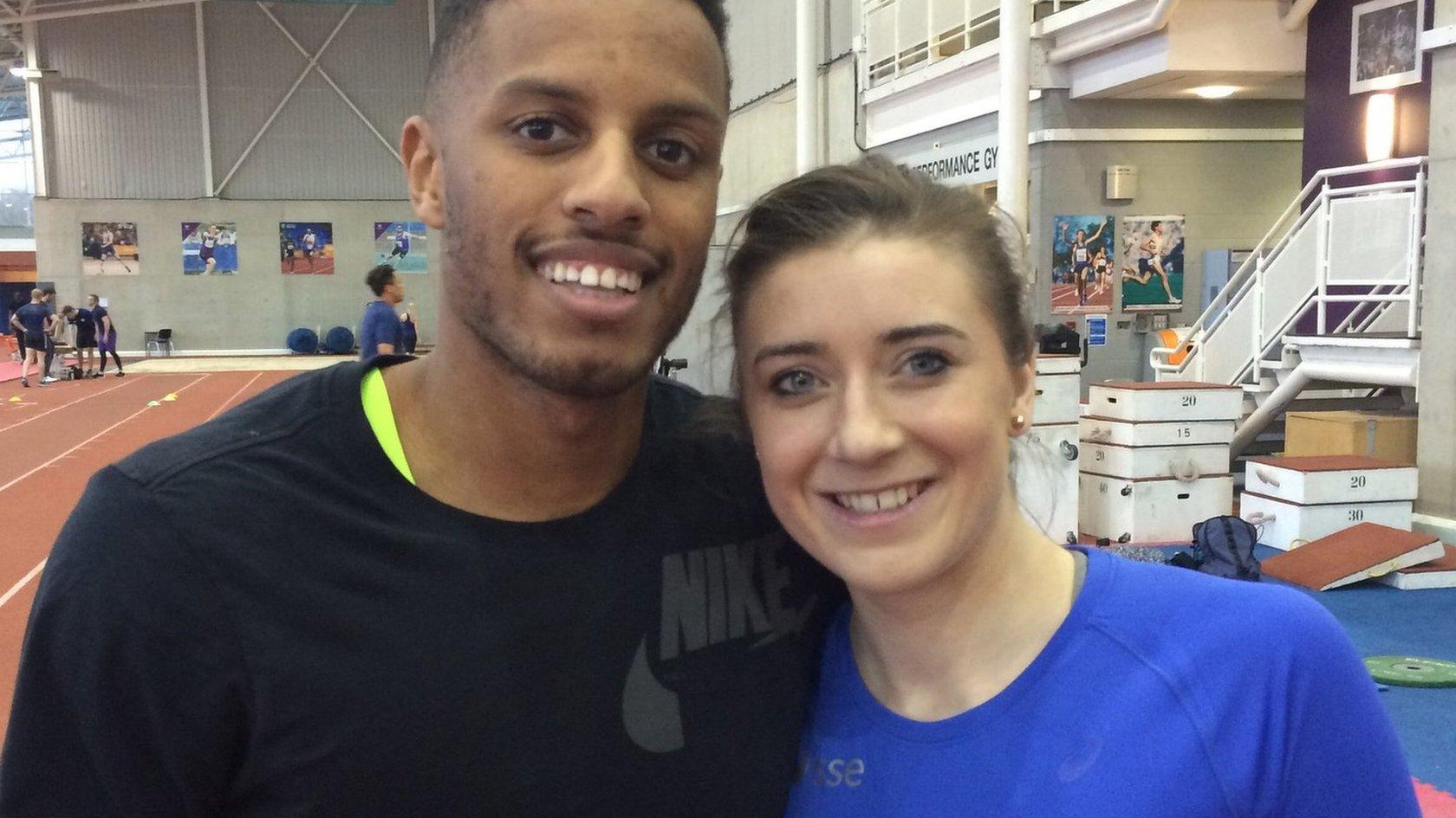 Chris Clarke and Libby Clegg