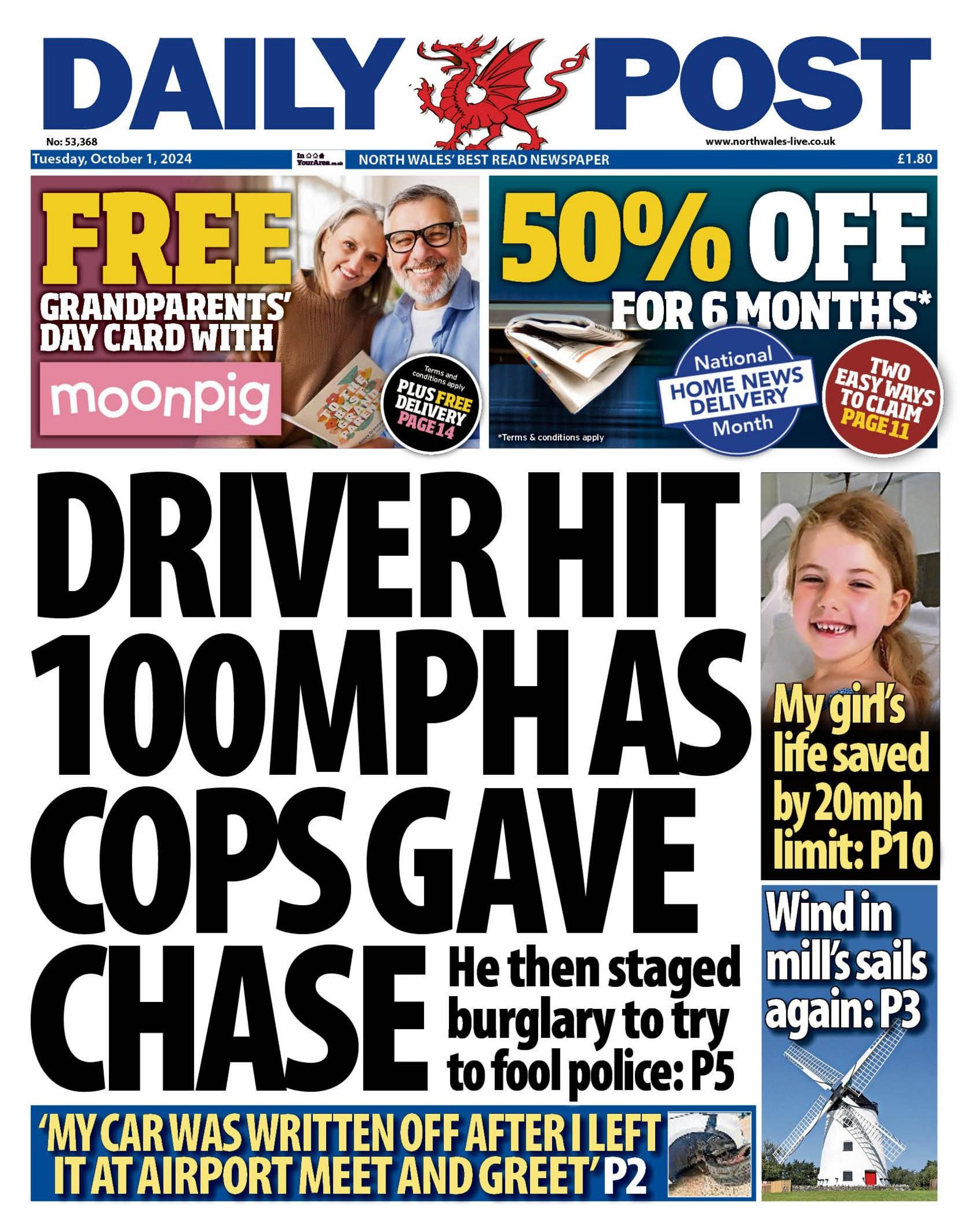 Daily Post front page