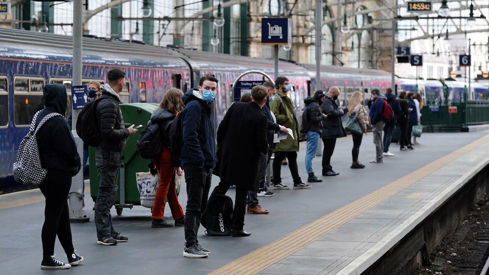 Glasgow Central station platform