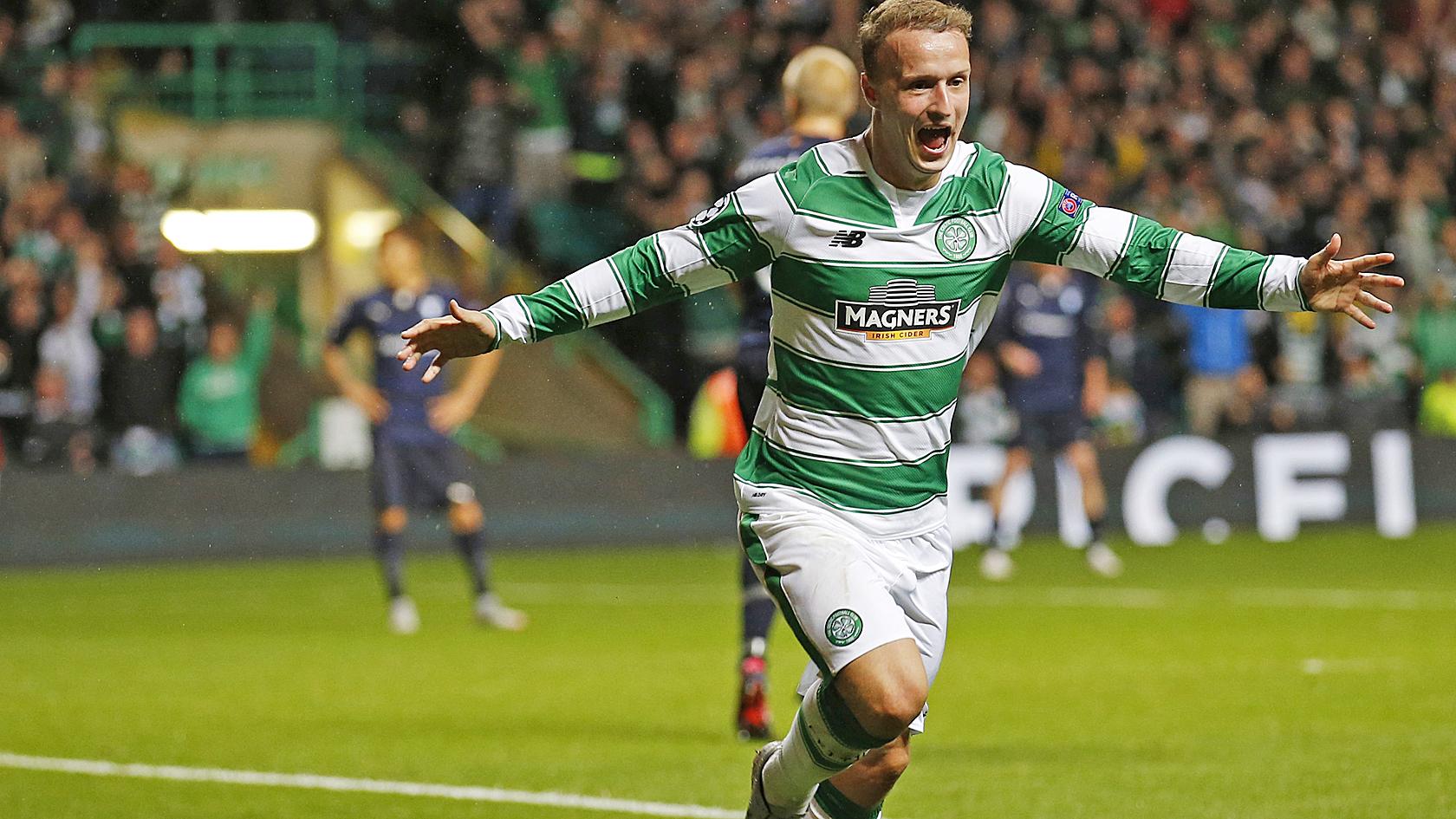 Leigh Griffiths celebrates