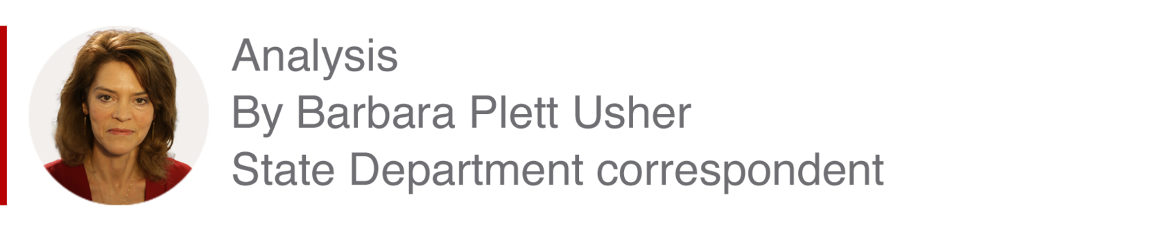 Analysis box by Barbara Plett-Usher, State Department correspondent