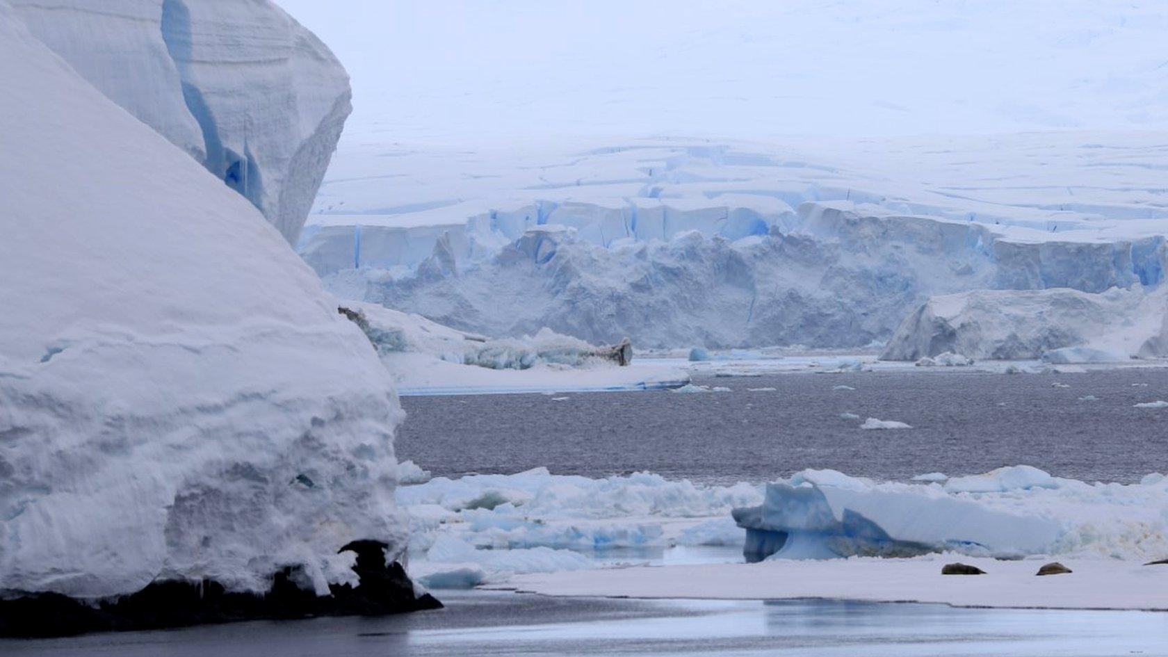 Ice in Antarctica