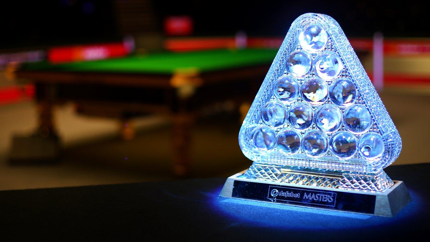 Masters snooker trophy