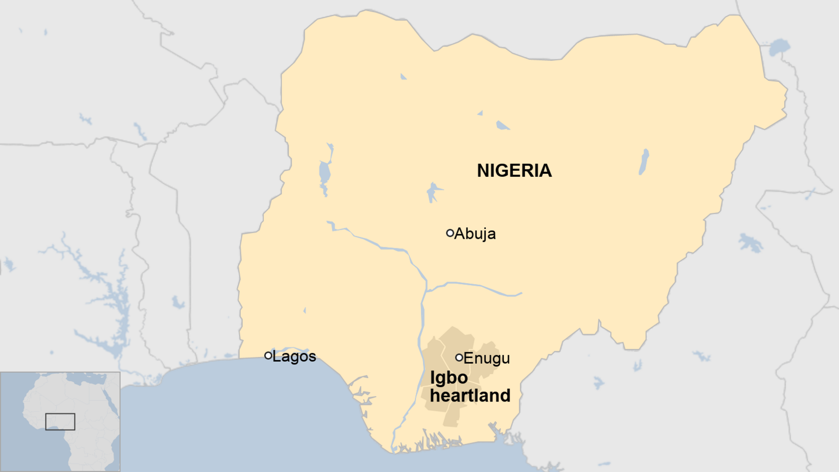 Map of Nigeria