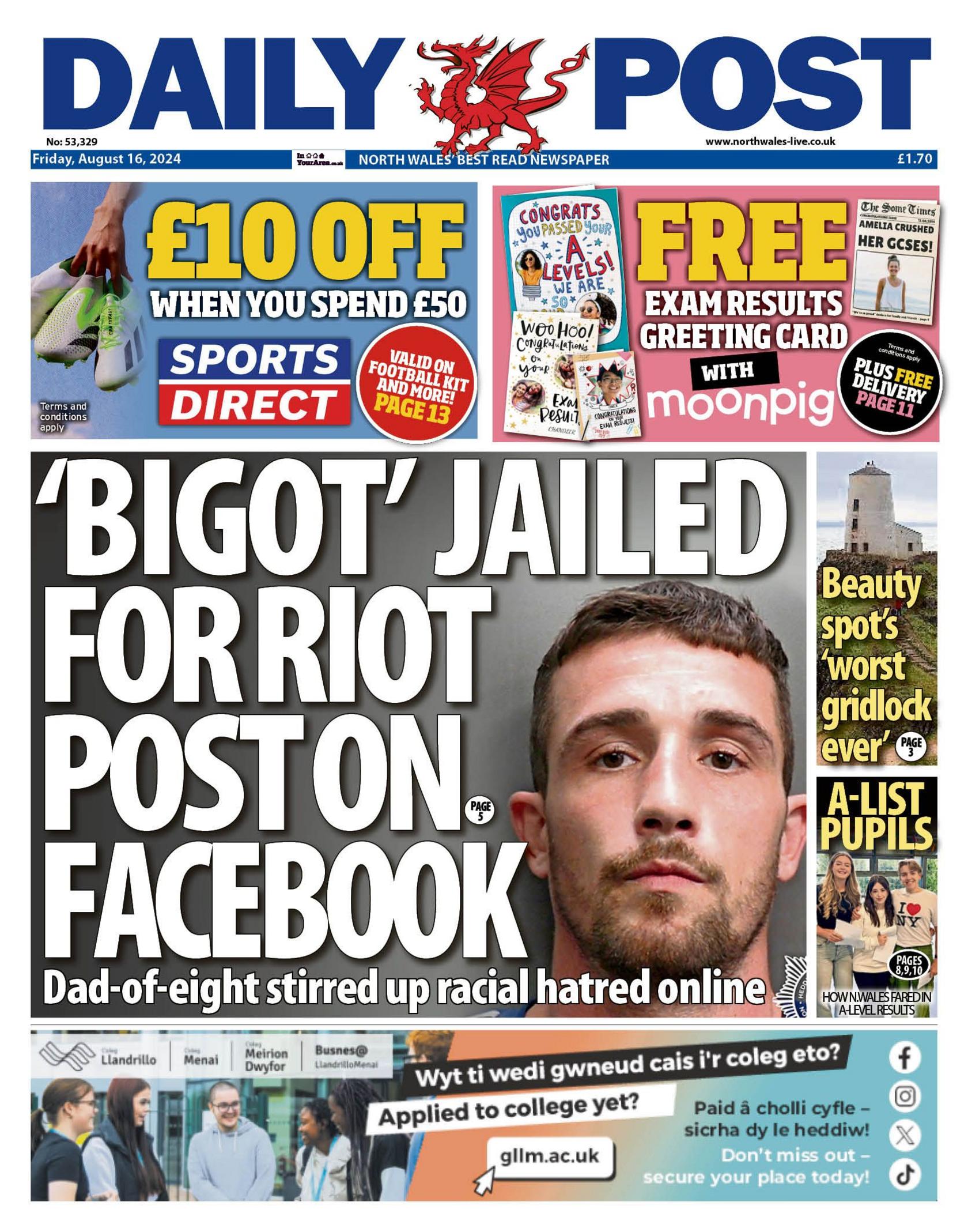 Daily Post front page