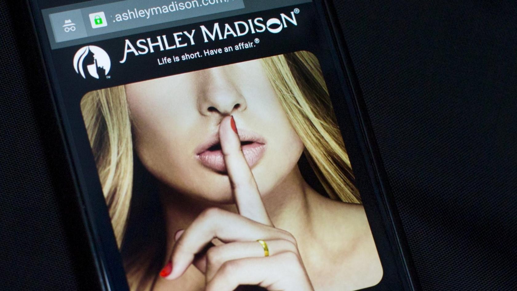 Ashley Madison website