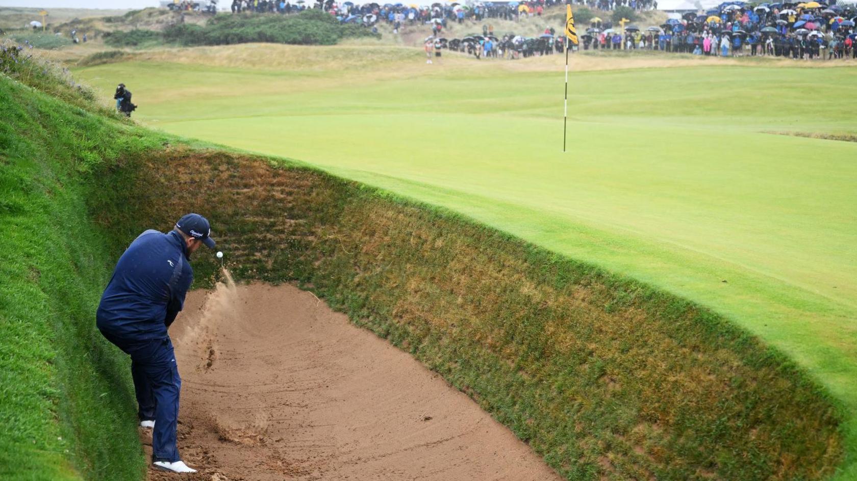 Shane Lowry's third round unravelled after he double bogeyed the Postage Stamp eighth hole at Royal Troon 