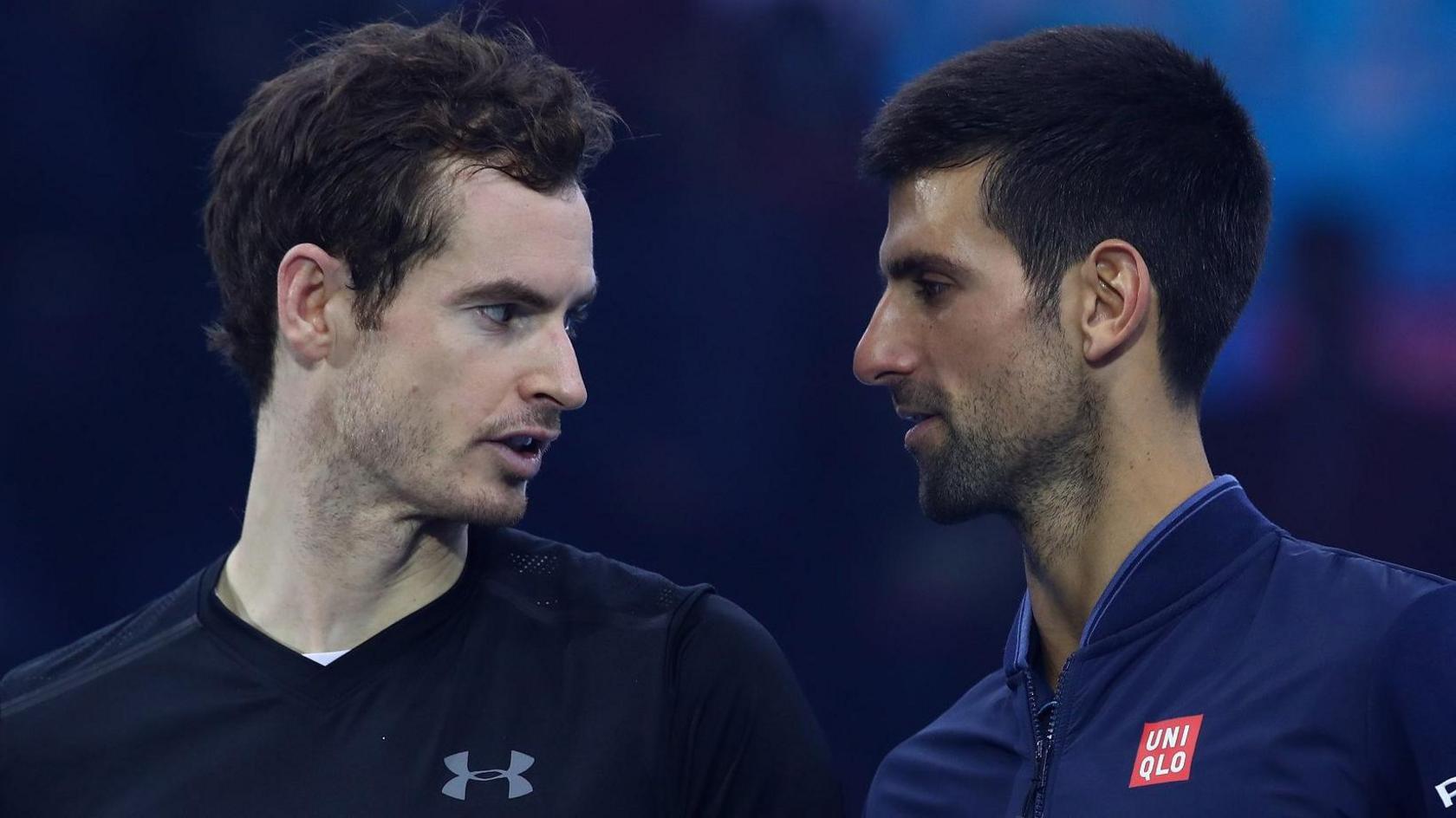 Andy Murray and Novak Djokovic