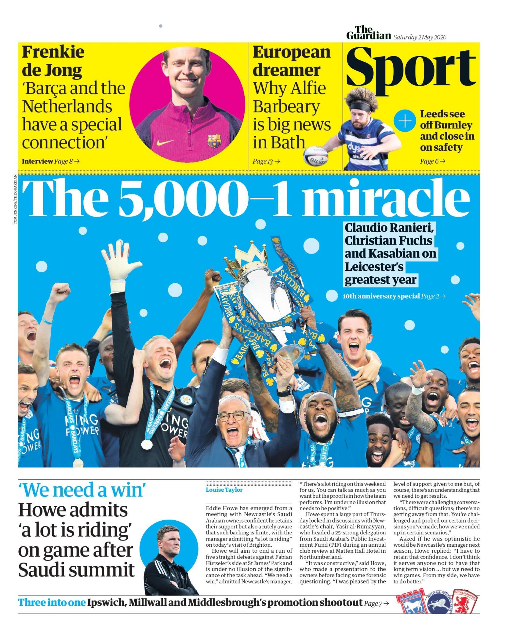 Guardian backmost page